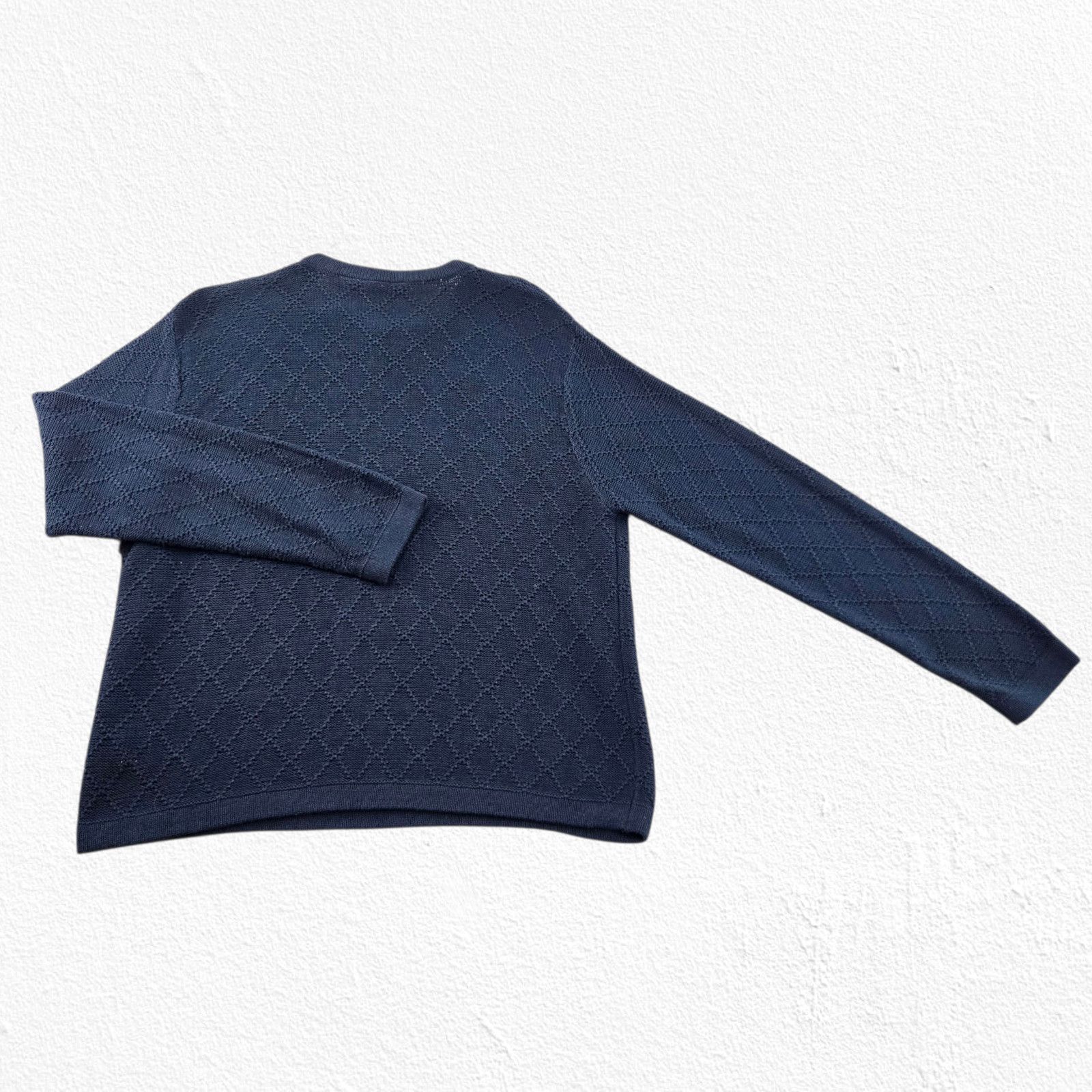 Vintage Vintage Navy Blue Embroidered Golfer Sweater Size Medium Size M / US 6-8 / IT 42-44 - 7 Thumbnail