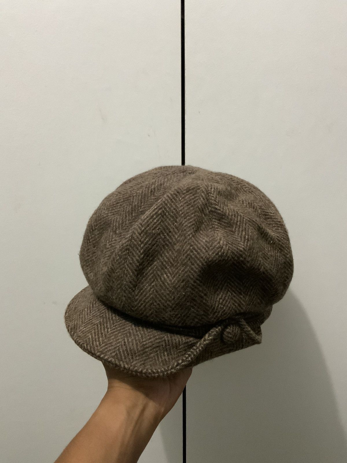 Japanese Brand Clothing Wool Brown Japan Newsboy Hat Size ONE SIZE - 1 Thumbnail