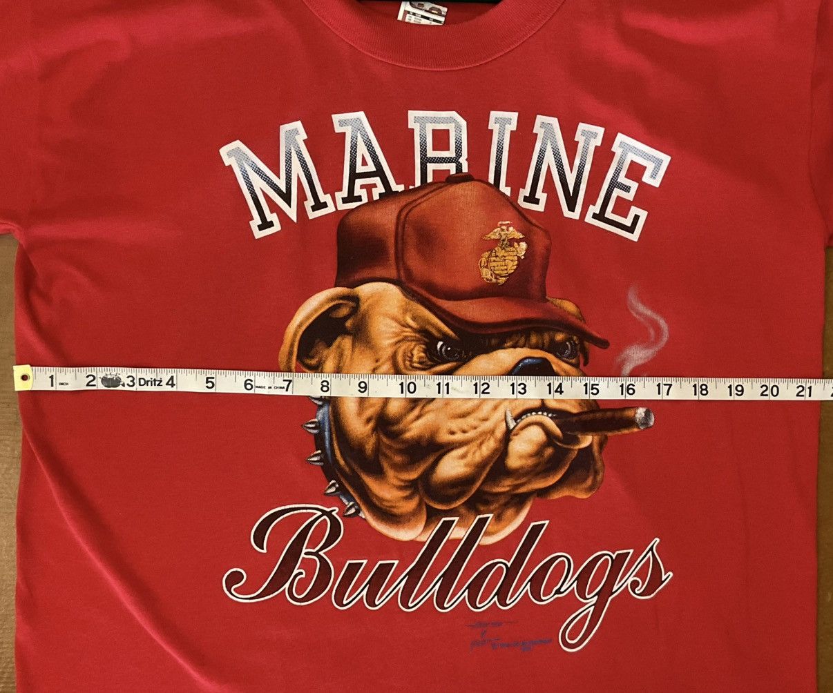 Swingster Vintage Marine Bulldogs Graphic Tee Size US XL / EU 56 / 4 - 4 Thumbnail