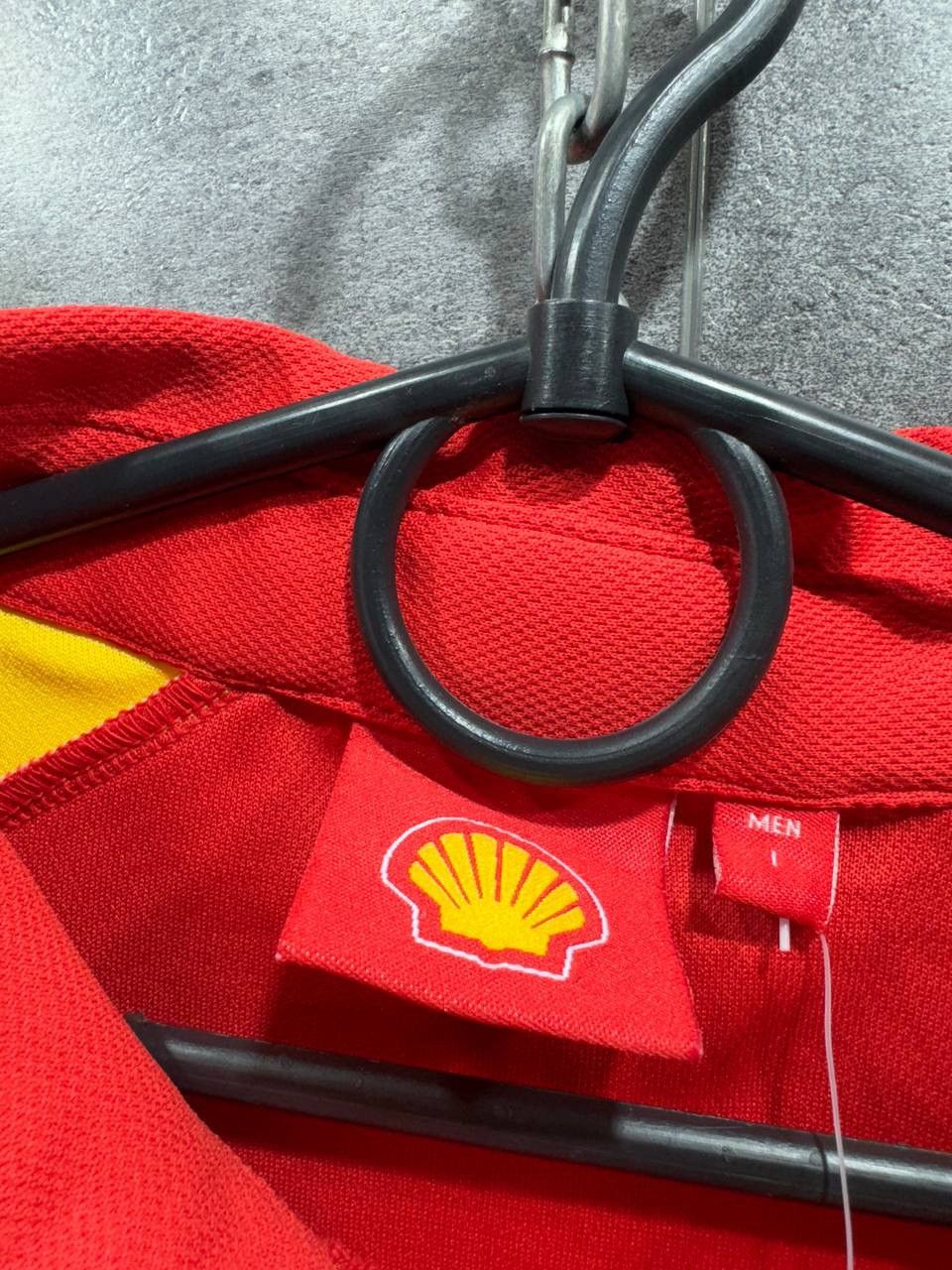Ferrari Shell Ferrari Long Sleeve Polo Shirt Racing Global Fit F1 Size US L / EU 52-54 / 3 - 8 Thumbnail
