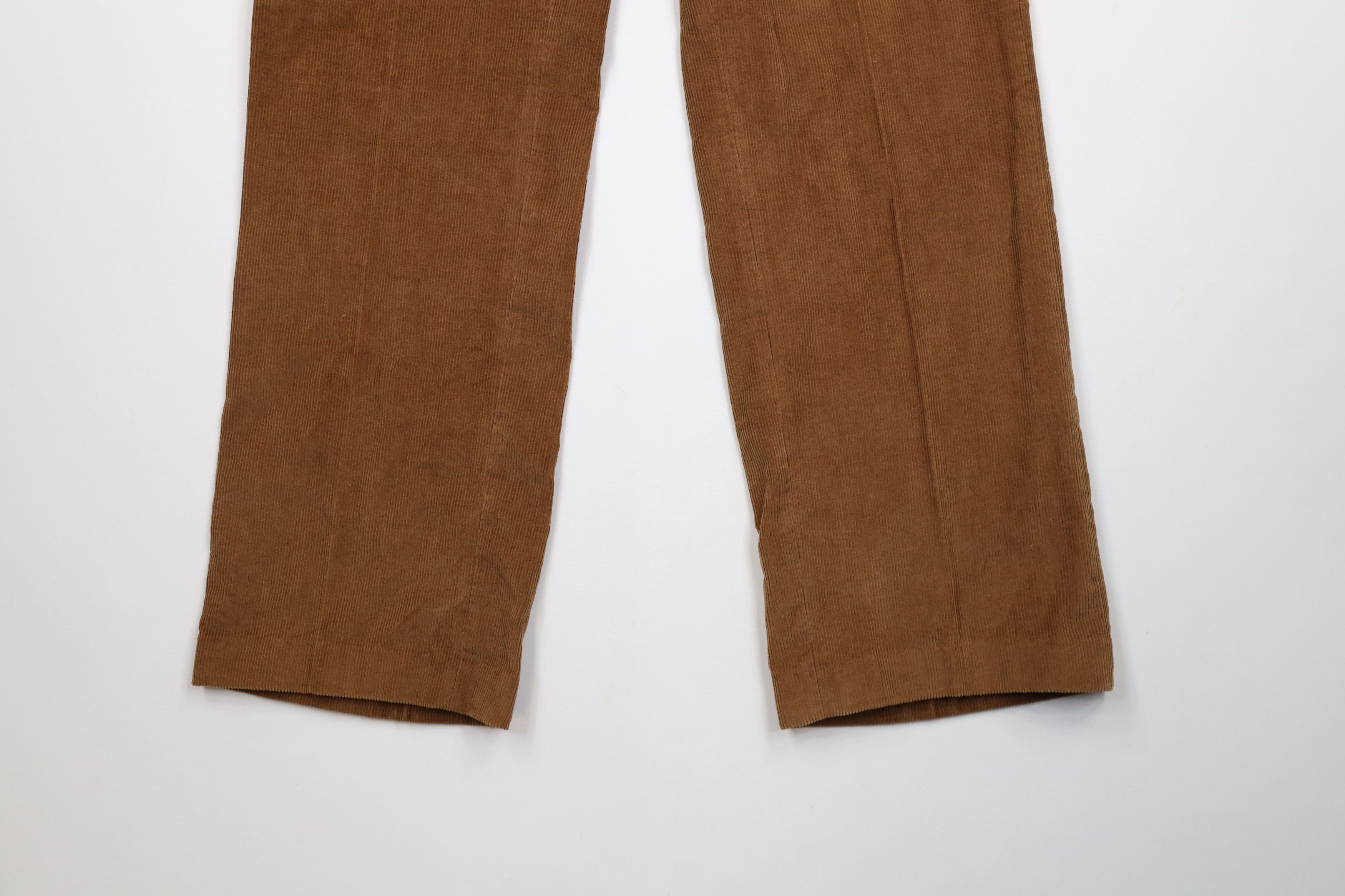 Vintage Vintage 70s Streetwear Wide Leg Corduroy Chino Pants USA Size US 36 / EU 52 - 4 Thumbnail