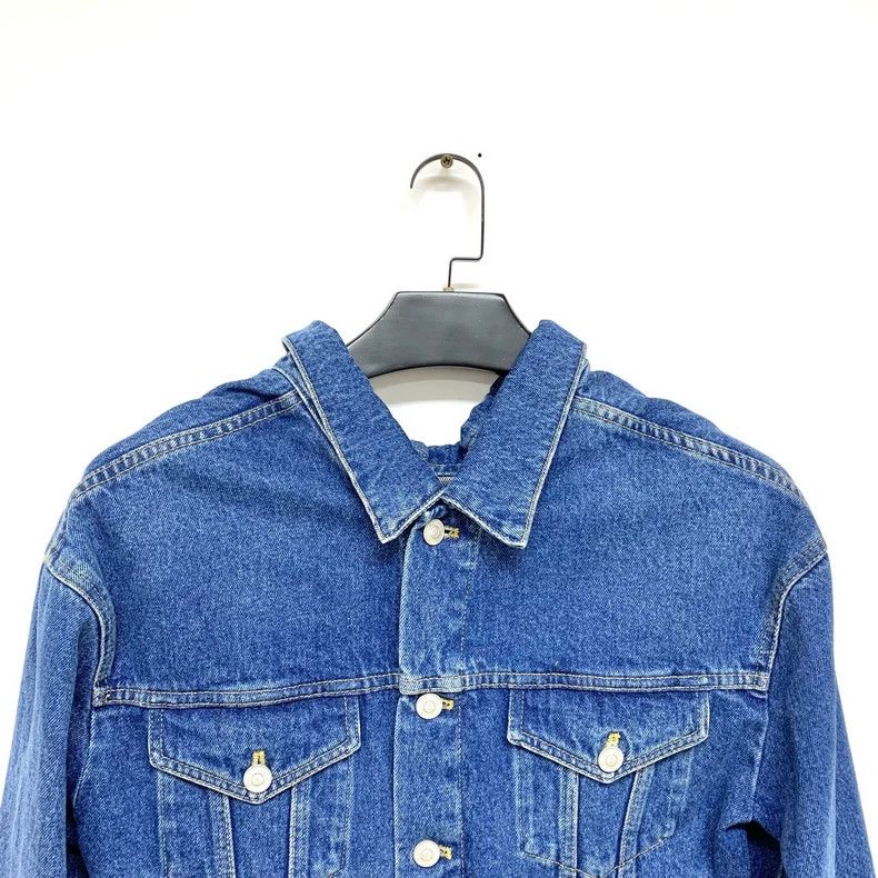 Balenciaga Balenciaga size 36 Blue Simple Denim Jacket Size S / US 4 / IT 40 - 5 Thumbnail