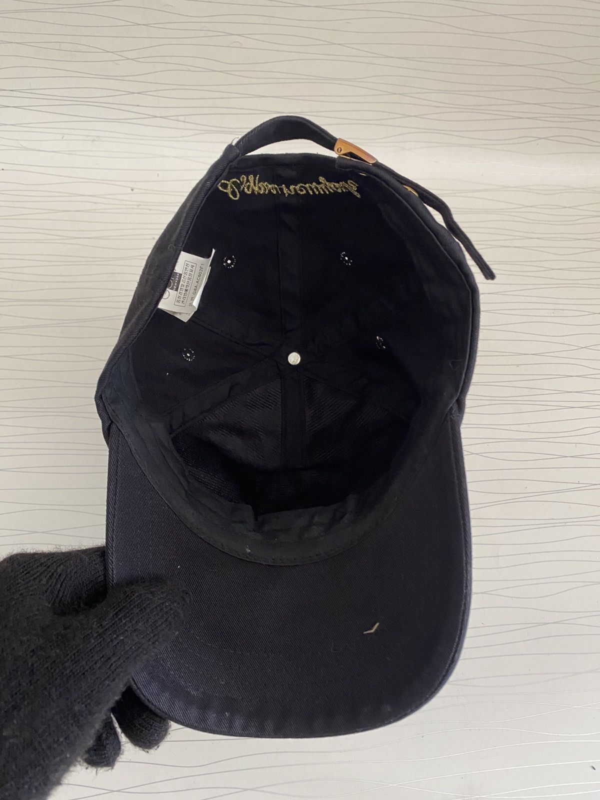 If Six Was Nine GGPX Glamorous Studded Logo Baseball Cap Black – New York Size ONE SIZE - 9 Thumbnail