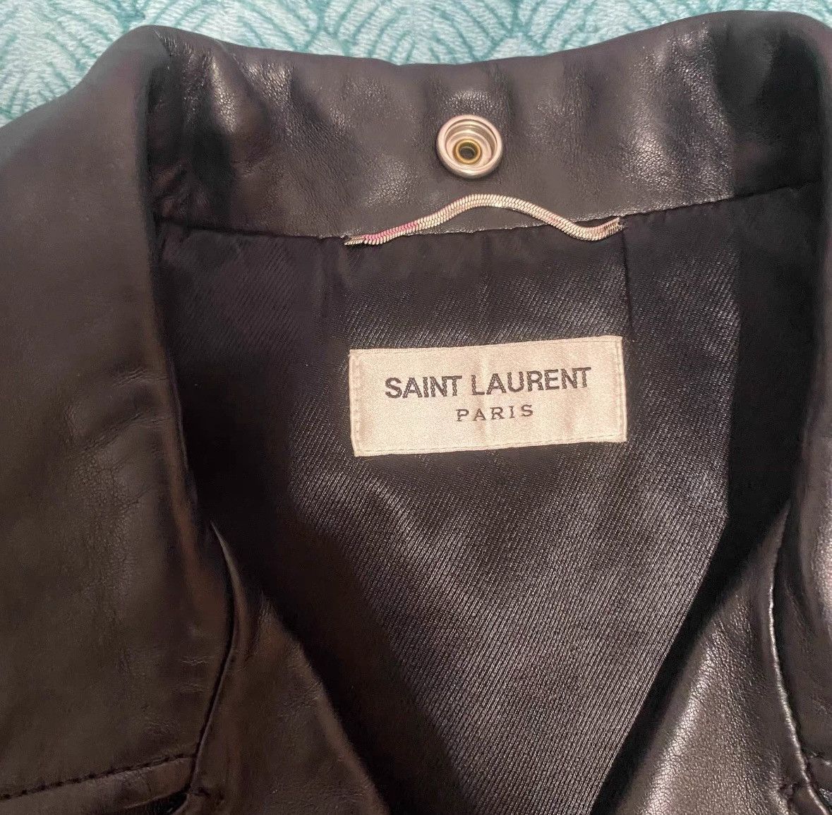 Yves Saint Laurent Saint Laruent motorcycle lo1 leather jacket 2502-Next Size US M / EU 48-50 / 2 - 2 Thumbnail