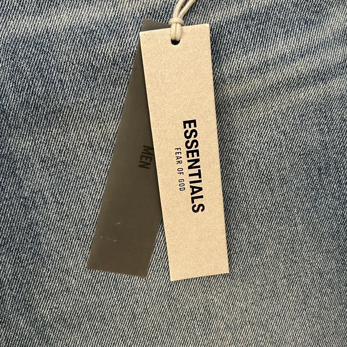 Fear of God FEAR OF GOD ESSENTIALS Blue Faded Jeans 5 Pocket Denim Size US 38 / EU 54 - 5 Thumbnail