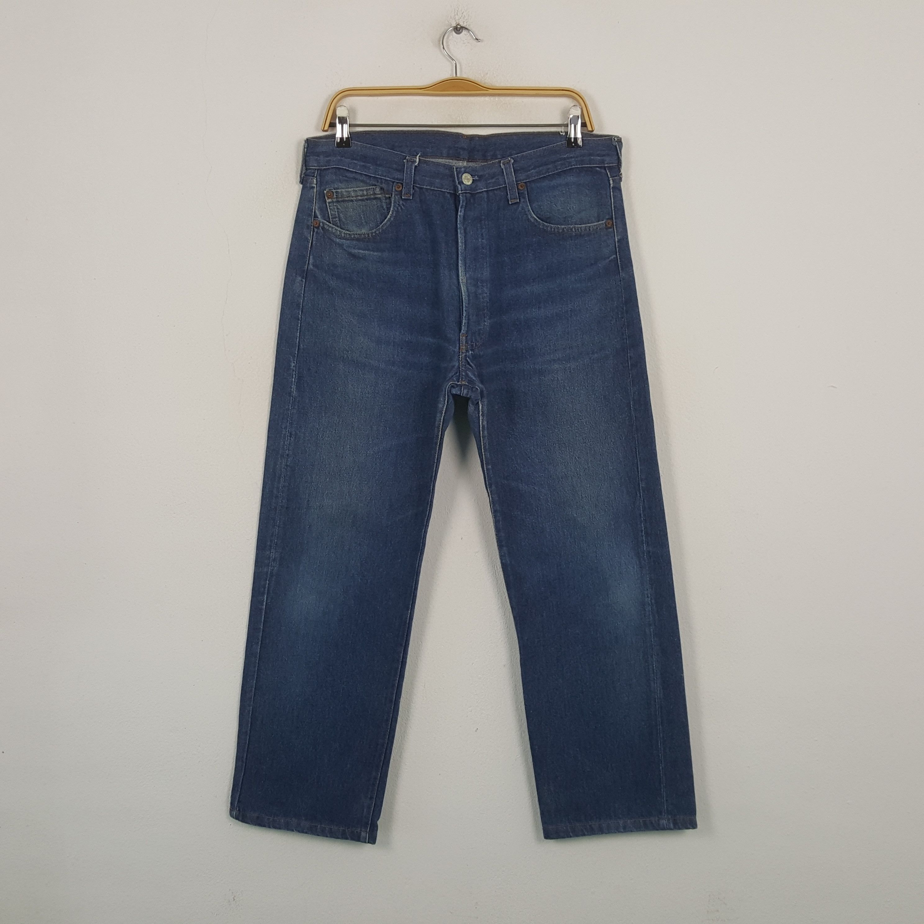 Levi's Vintage 90's Levi's 501 Made In USA Jeans RR17 Size US 34 / EU 50 - 1 Thumbnail
