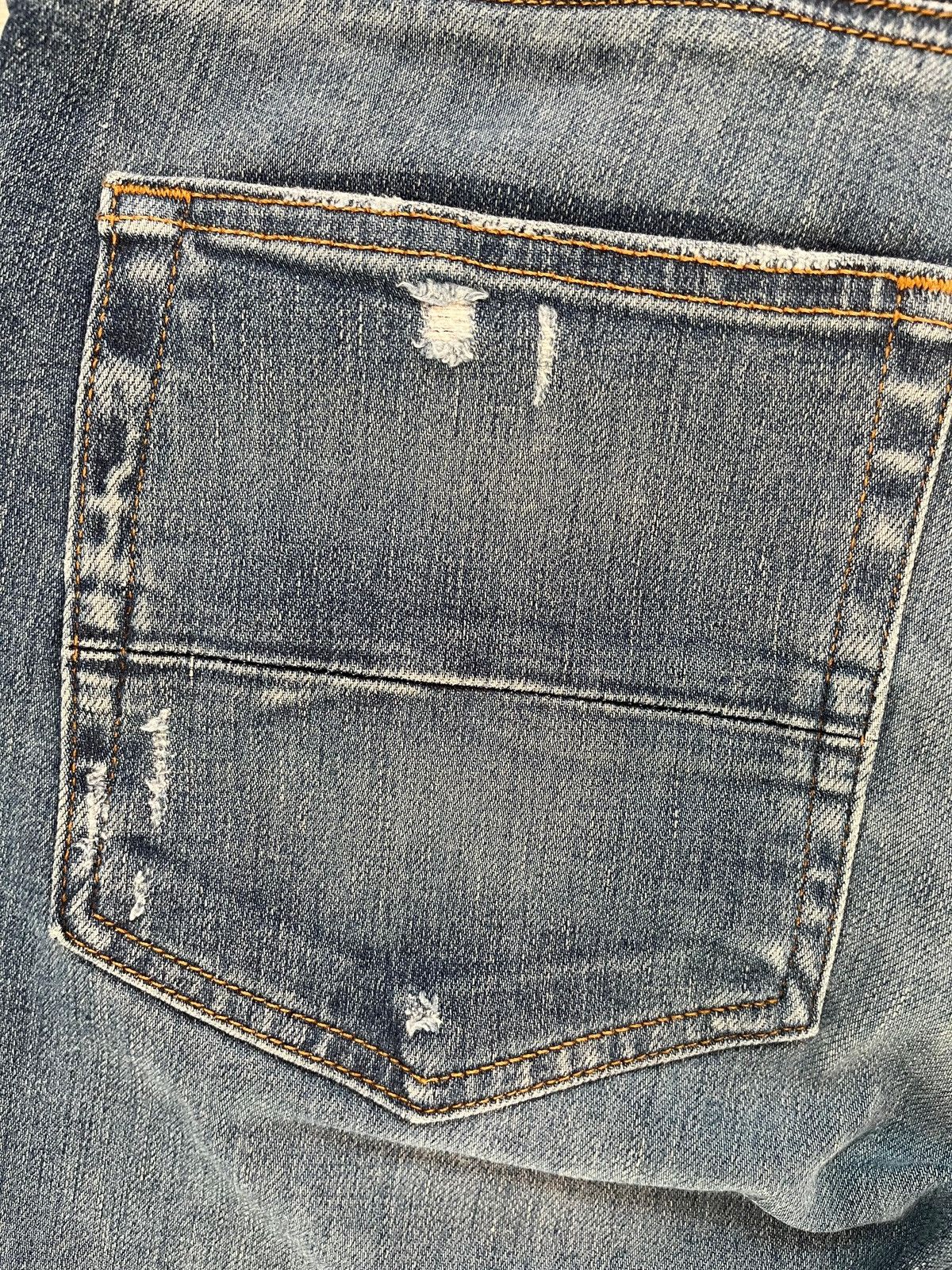 Amiri 💠Amiri💠 BLUE INDIGO STACK JEANS Size US 33 - 7 Thumbnail