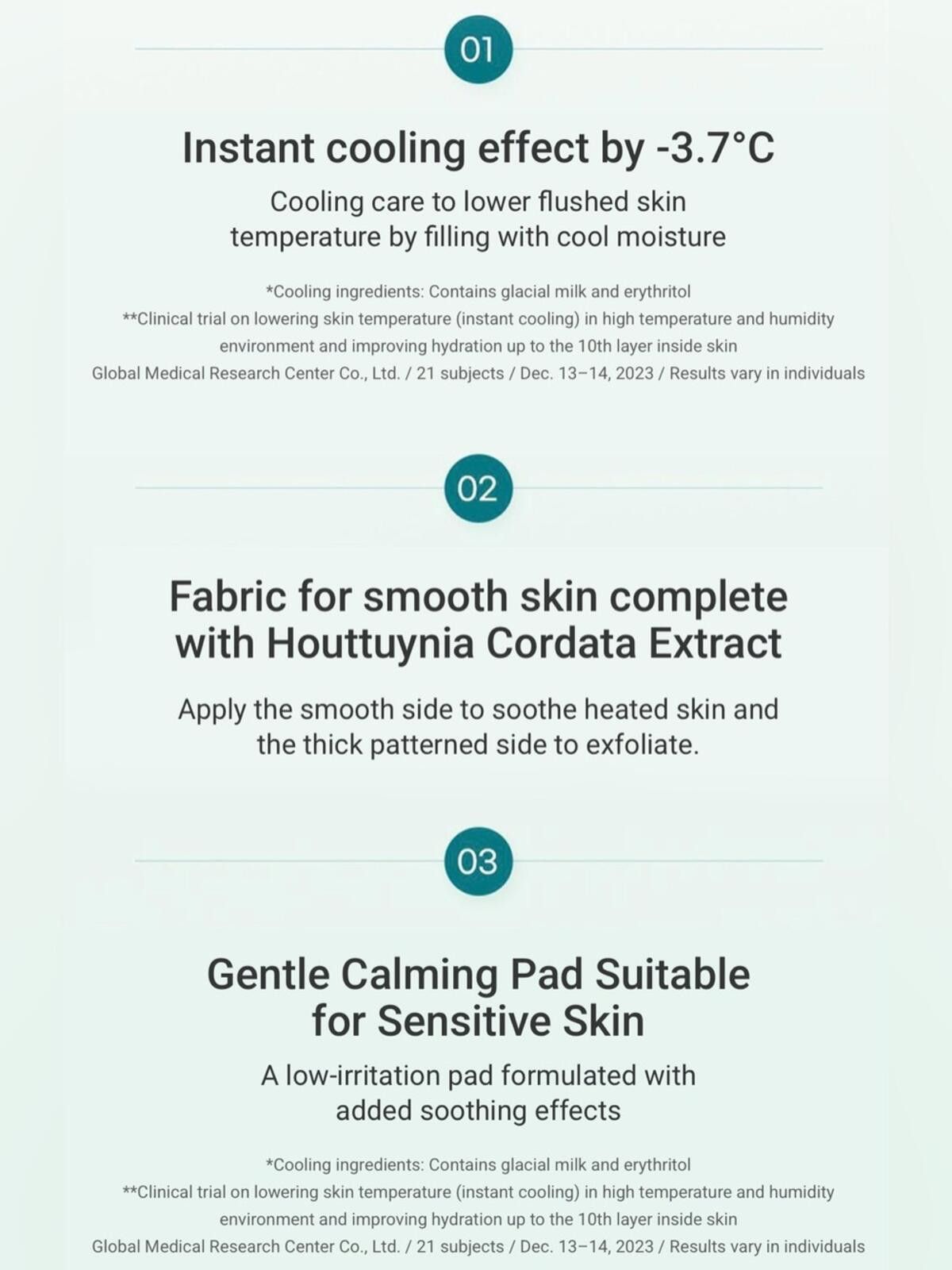 Goodlife goodal / Heartleaf Hyaluron Soothing Clear Pad / K-Beauty Size ONE SIZE - 3 Thumbnail