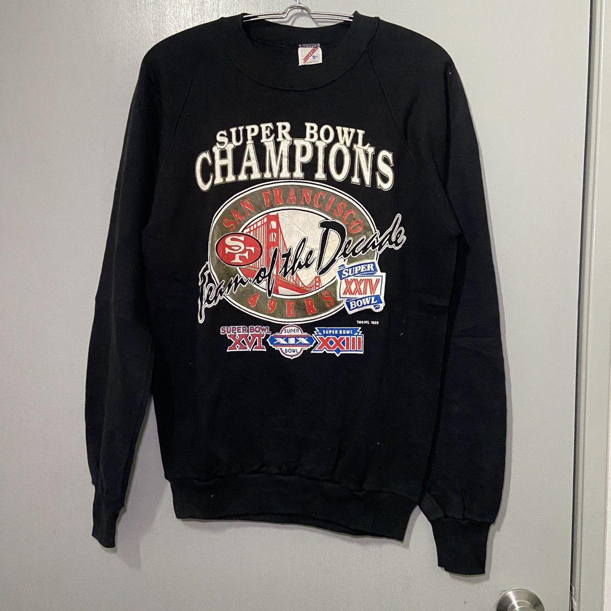 Jerzees × NFL × Vintage San Francisco 49ers Super Bowl Champion 1989 Sweatshirt M Size US M / EU 48-50 / 2 - 1 Thumbnail