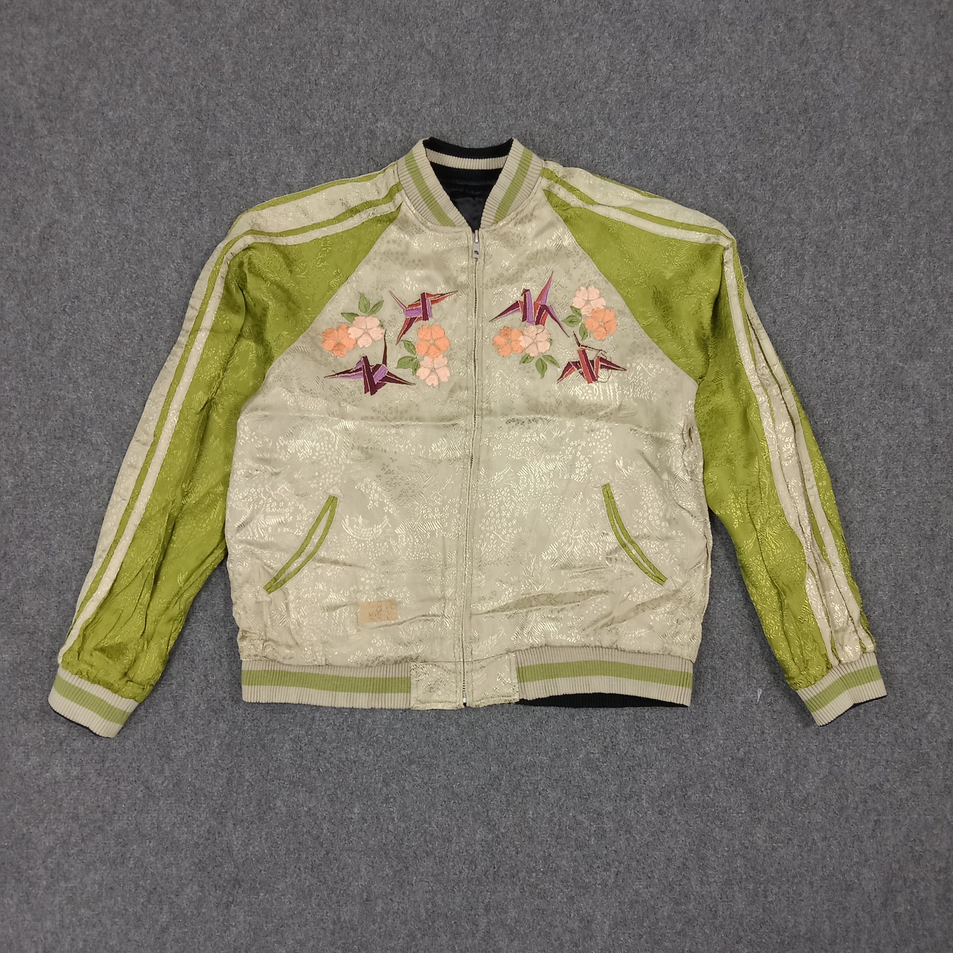 Japanese Brand Japanese Classic Script Reversible Sukajan Jacket C262N13 Size US M / EU 48-50 / 2 - 7 Thumbnail