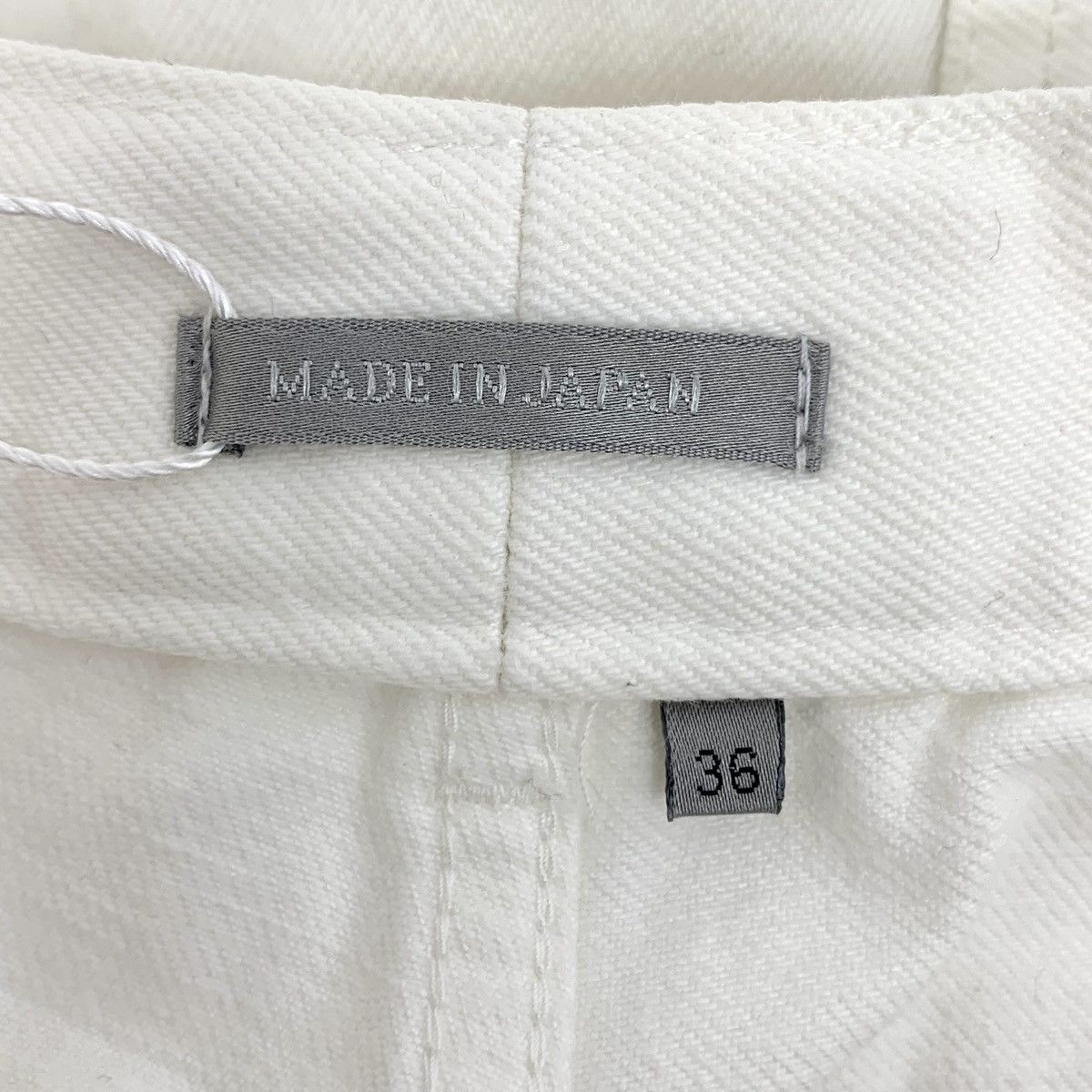 Dior Dior White Logo Badge Embroidered Cotton Casual Pants K26WX Size 25" / US 0 / IT 36 - 8 Thumbnail