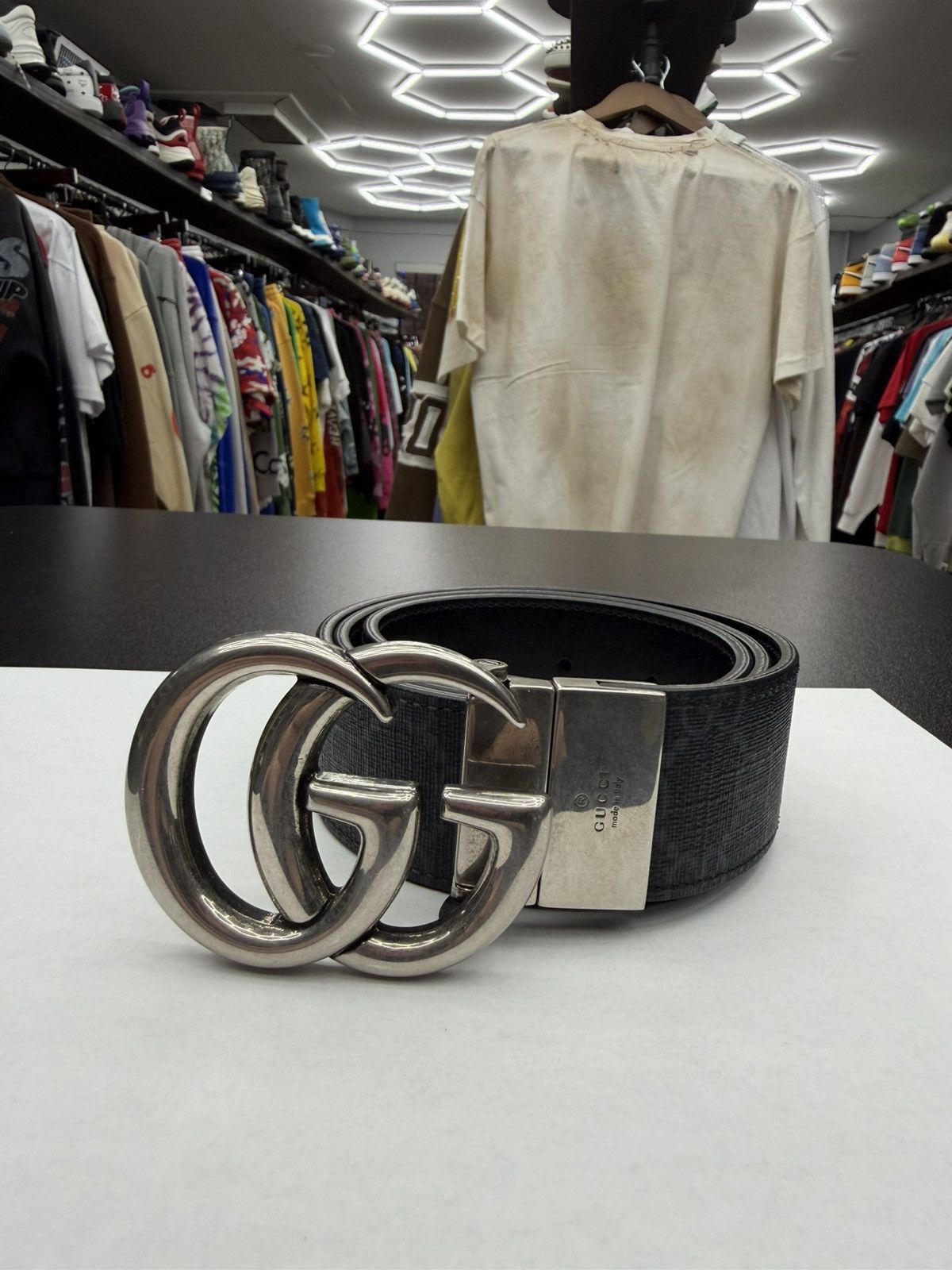Gucci Size 30/80 - Gucci Monogram GG Supreme Canvas Reversible Size 30 - 1 Thumbnail