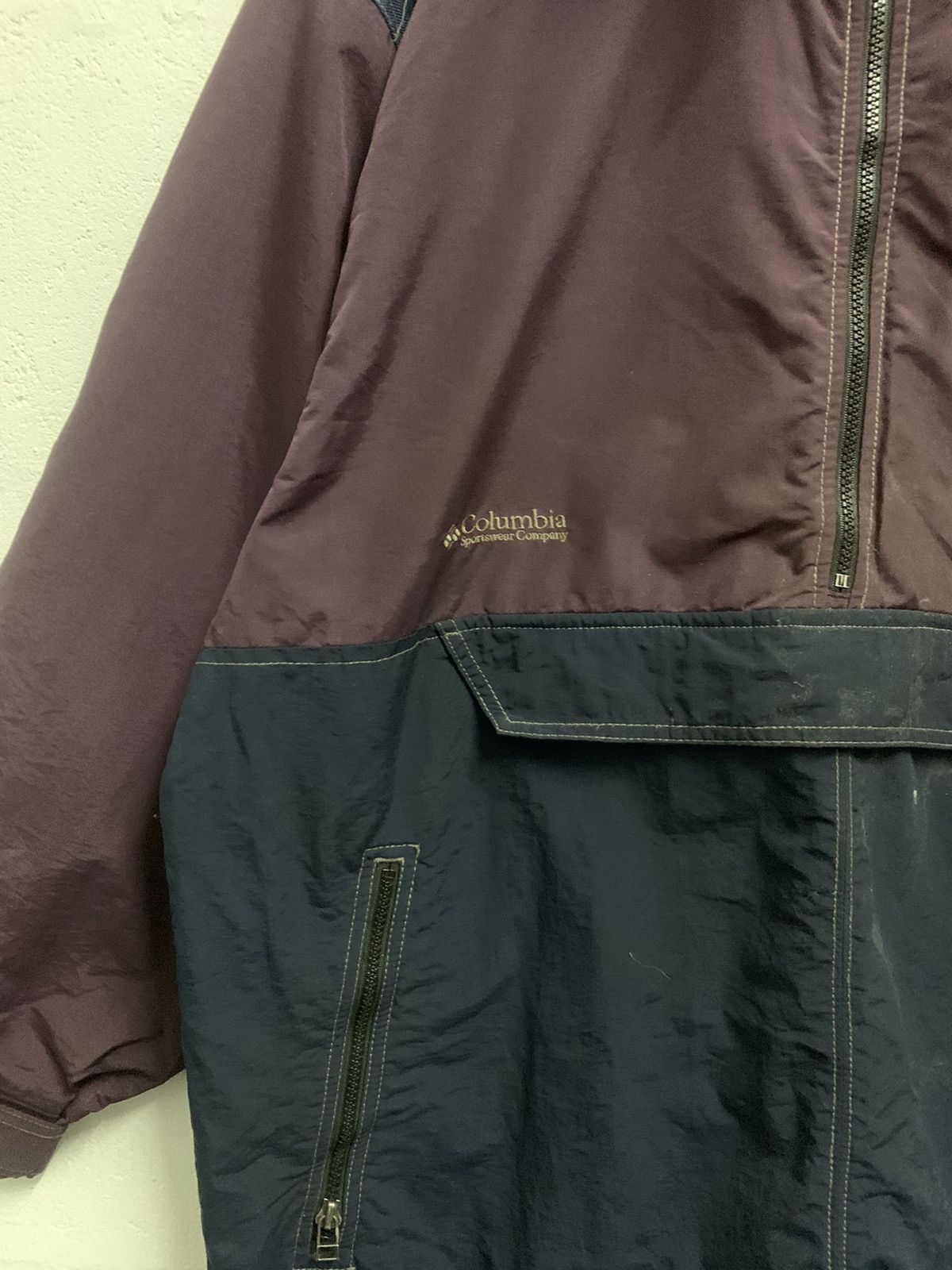 Columbia Vintage 90’s Columbia Pullover Hoodie Jacket Size US L / EU 52-54 / 3 - 12 Thumbnail