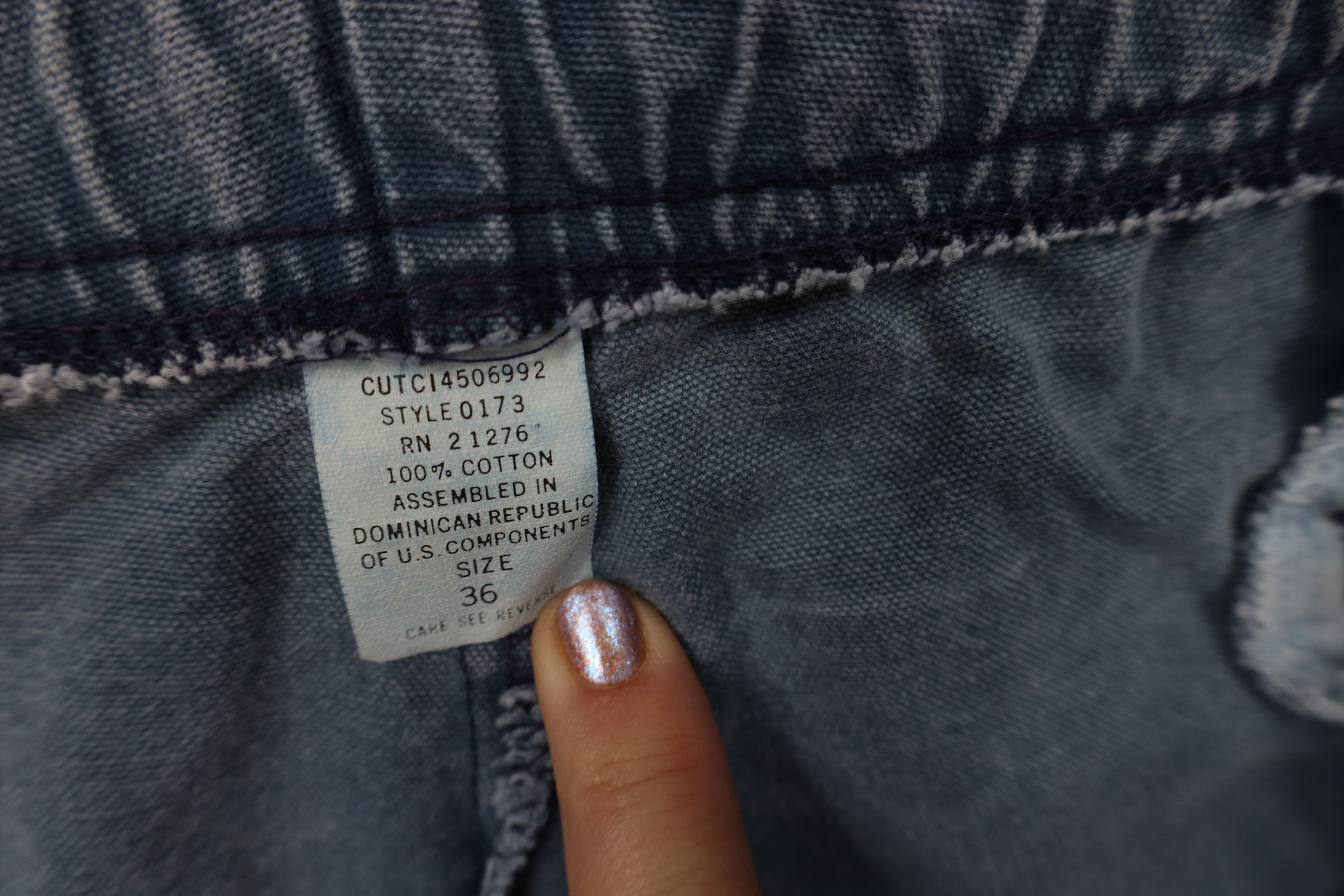 Vintage Vintage 90s Streetwear Stonewash Above Knee Shorts Blue Size US 36 / EU 52 - 6 Thumbnail