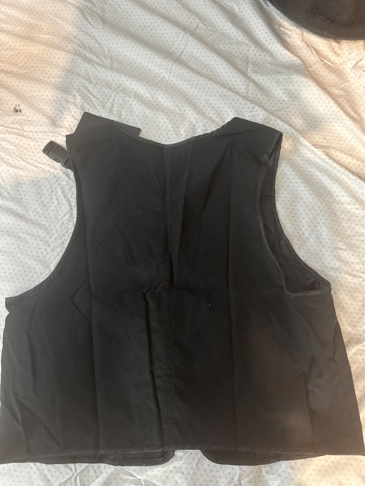 Vintage Black Vest with Zipper & Buckle Size US S / EU 44-46 / 1 - 1 Thumbnail