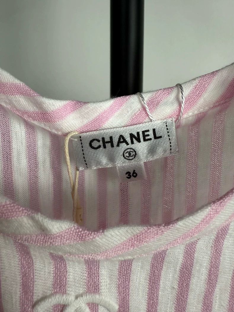 Chanel Chanel Vertical striped dress Size XS / US 0-2 / IT 36-38 - 7 Thumbnail