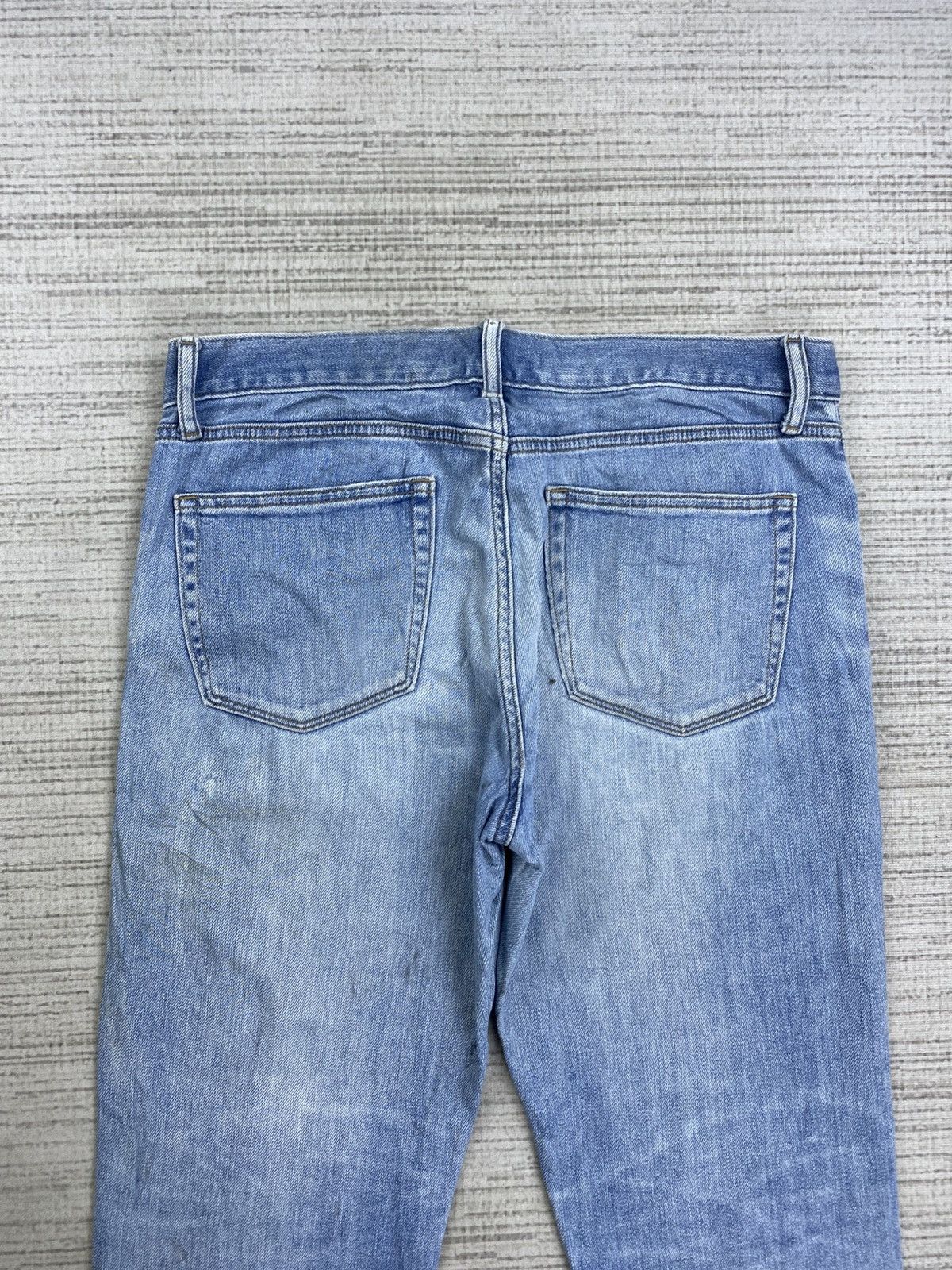 Japanese Brand × Uniqlo × Vintage Vintage Uniqlo Wash Blue Denim Pants Size US 36 / EU 52 - 8 Thumbnail