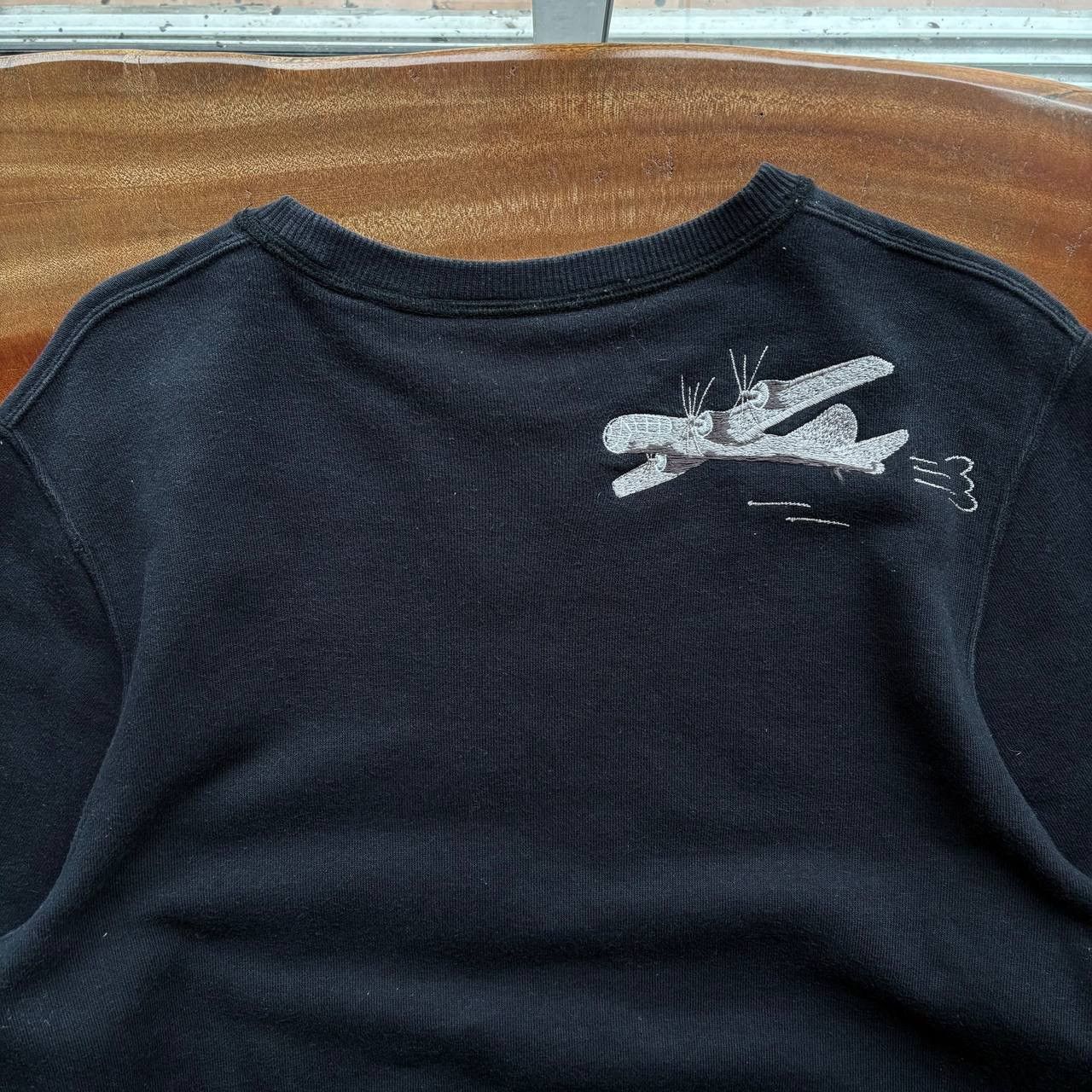Maison MIHARA YASUHIRO 2017 Mihara Yasuhiro Embroidered Black Sweatshirt Size US M / EU 48-50 / 2 - 9 Thumbnail