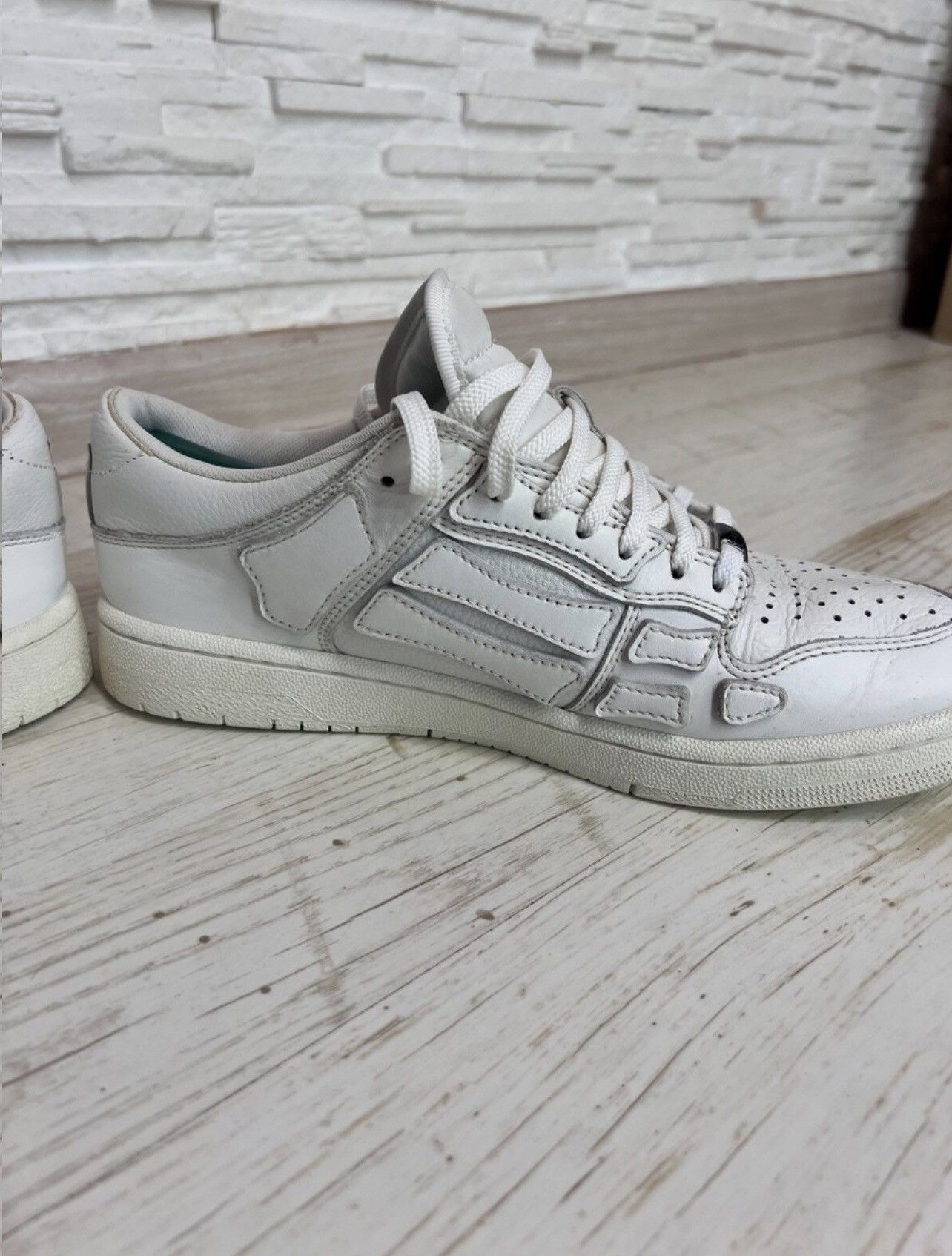 Amiri Amiri Skel Top Skeleton Sneakers 41 Leather Shoes Size US 8 / EU 41 - 5 Thumbnail