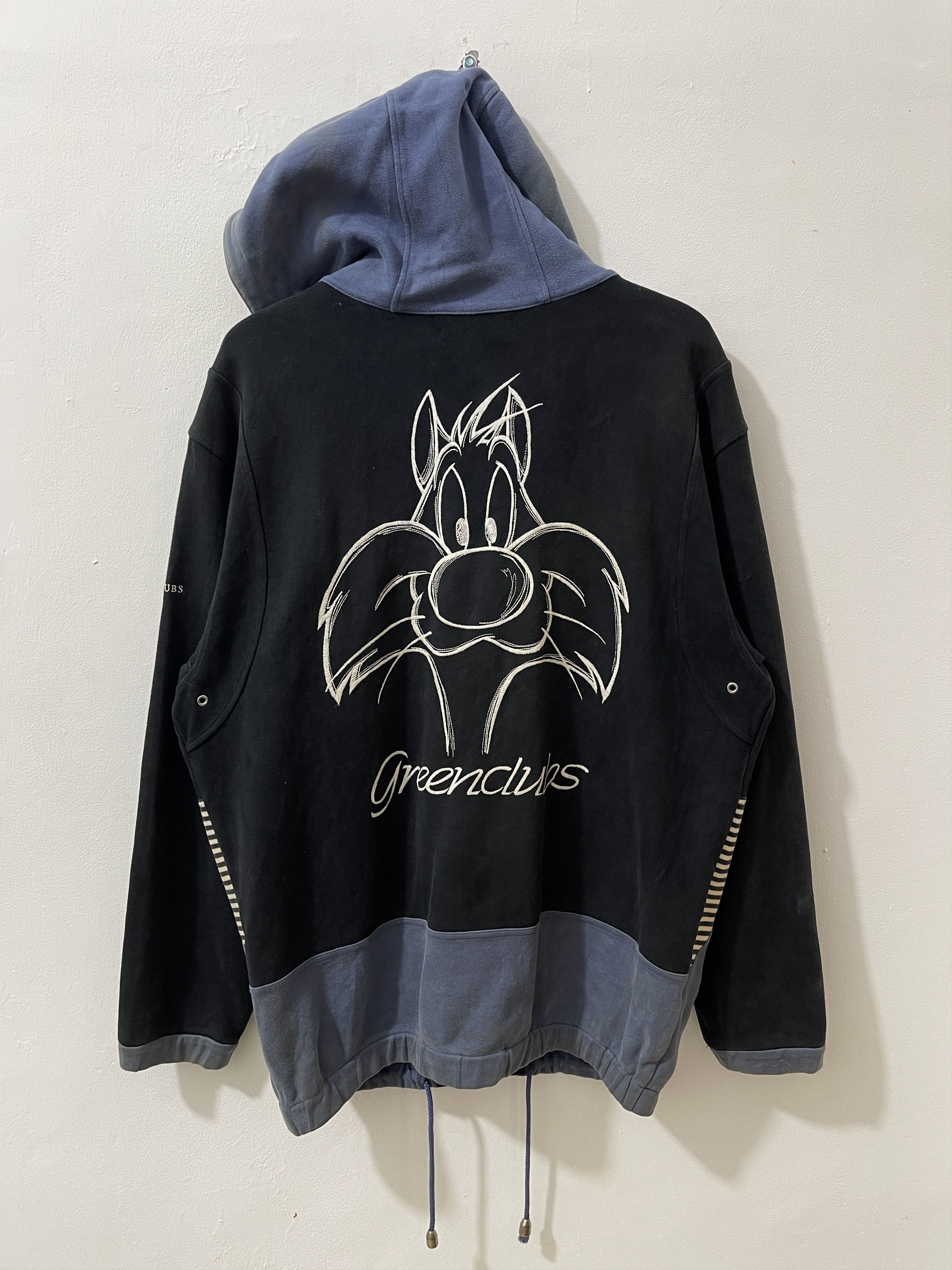 Vintage 90s Rare Art Warner Bros Looney Tunes Zip Hoodie Size US XL / EU 56 / 4 - 1 Thumbnail