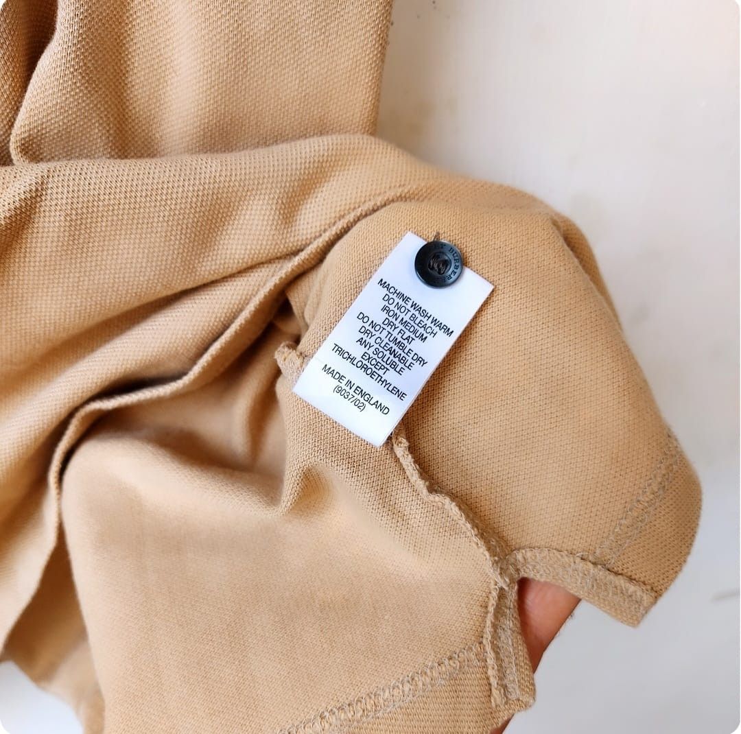 Burberry × Vintage Vintage Burberry Pocket Polo Shirt Size US L / EU 52-54 / 3 - 8 Thumbnail