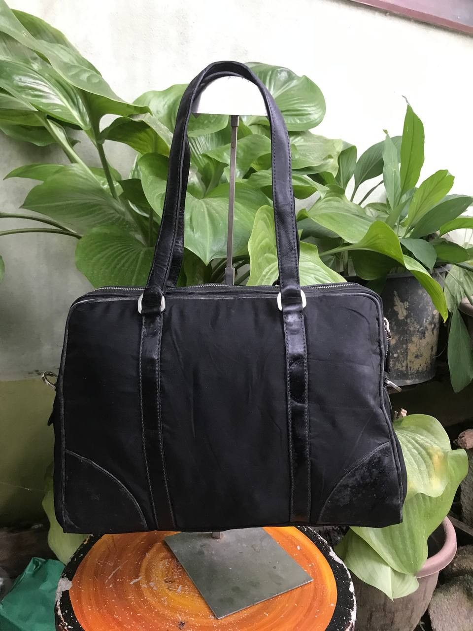 Prada × Vintage Vintage Prada Tessuto Satchel Size ONE SIZE - 3 Thumbnail