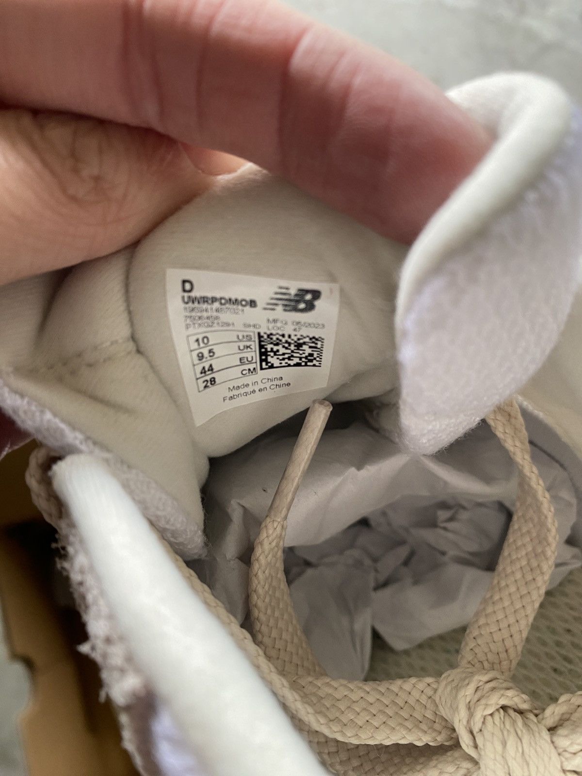 New Balance New Balance WRPD Runner Sea Salt Sandstone Blacktop Size US 10 / EU 43 - 5 Thumbnail
