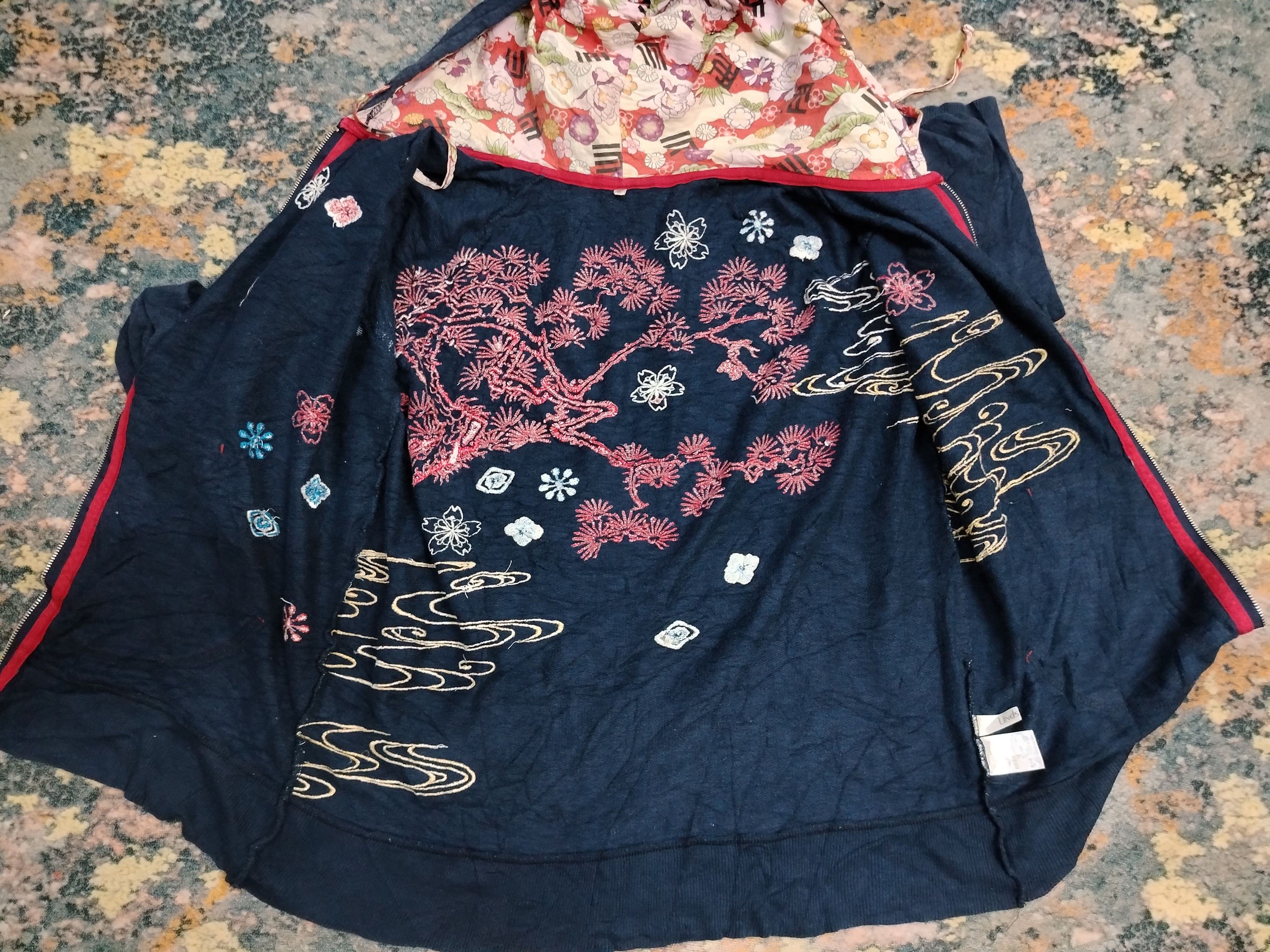 Japanese Brand Sukajan The Great Wave off Kanagawa Size US L / EU 52-54 / 3 - 6 Thumbnail