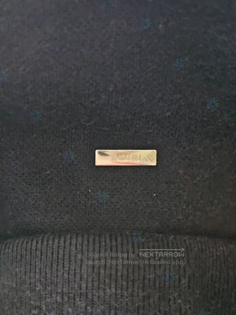 Amiri Amiri Size L One of the metal ends of the hooded sweater ho Size US L / EU 52-54 / 3 - 7 Thumbnail