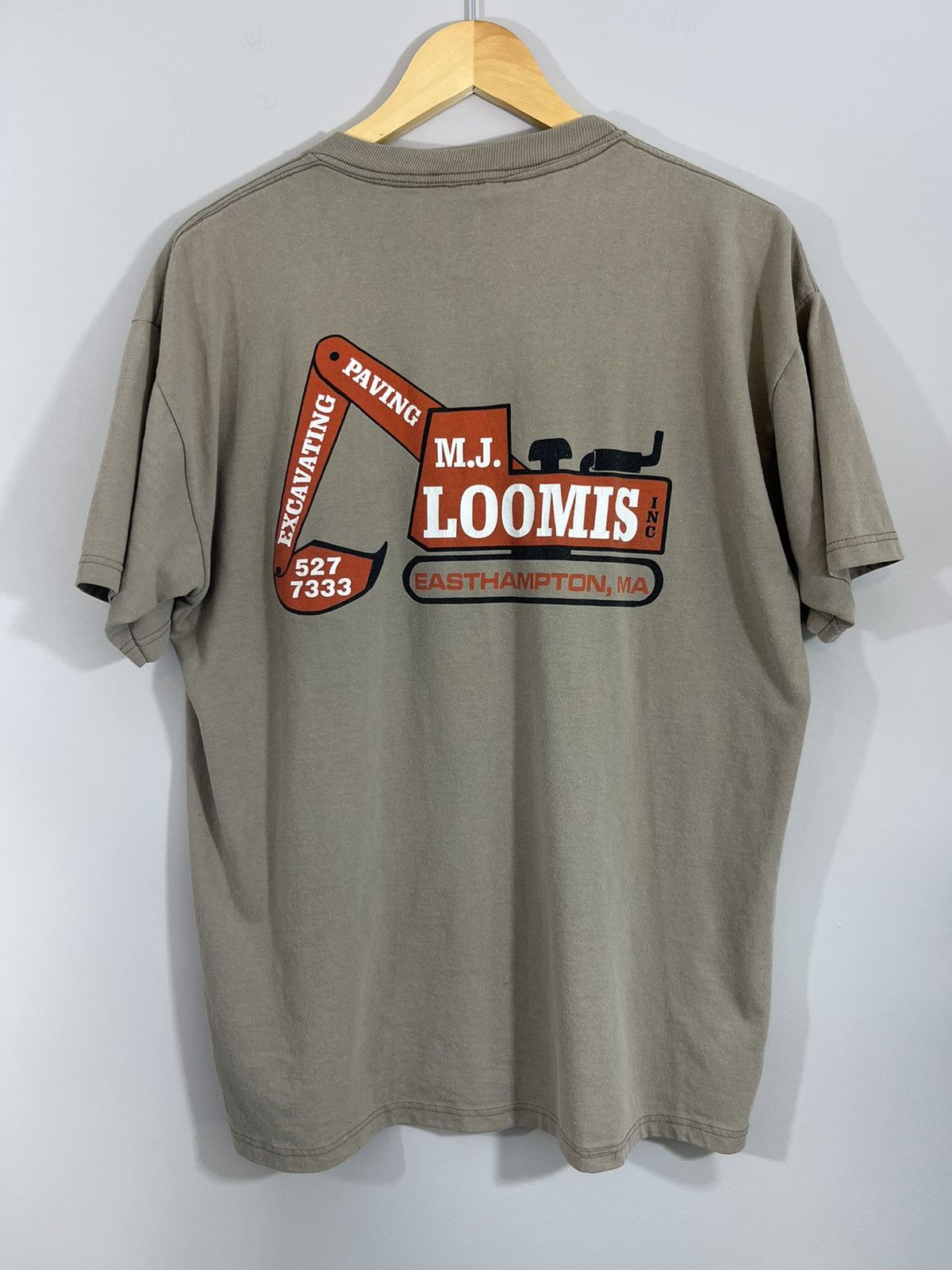 Vintage Vintage Construction Equipment Distressed Boxy Tee Size US XXL / EU 58 / 5 - 8 Thumbnail