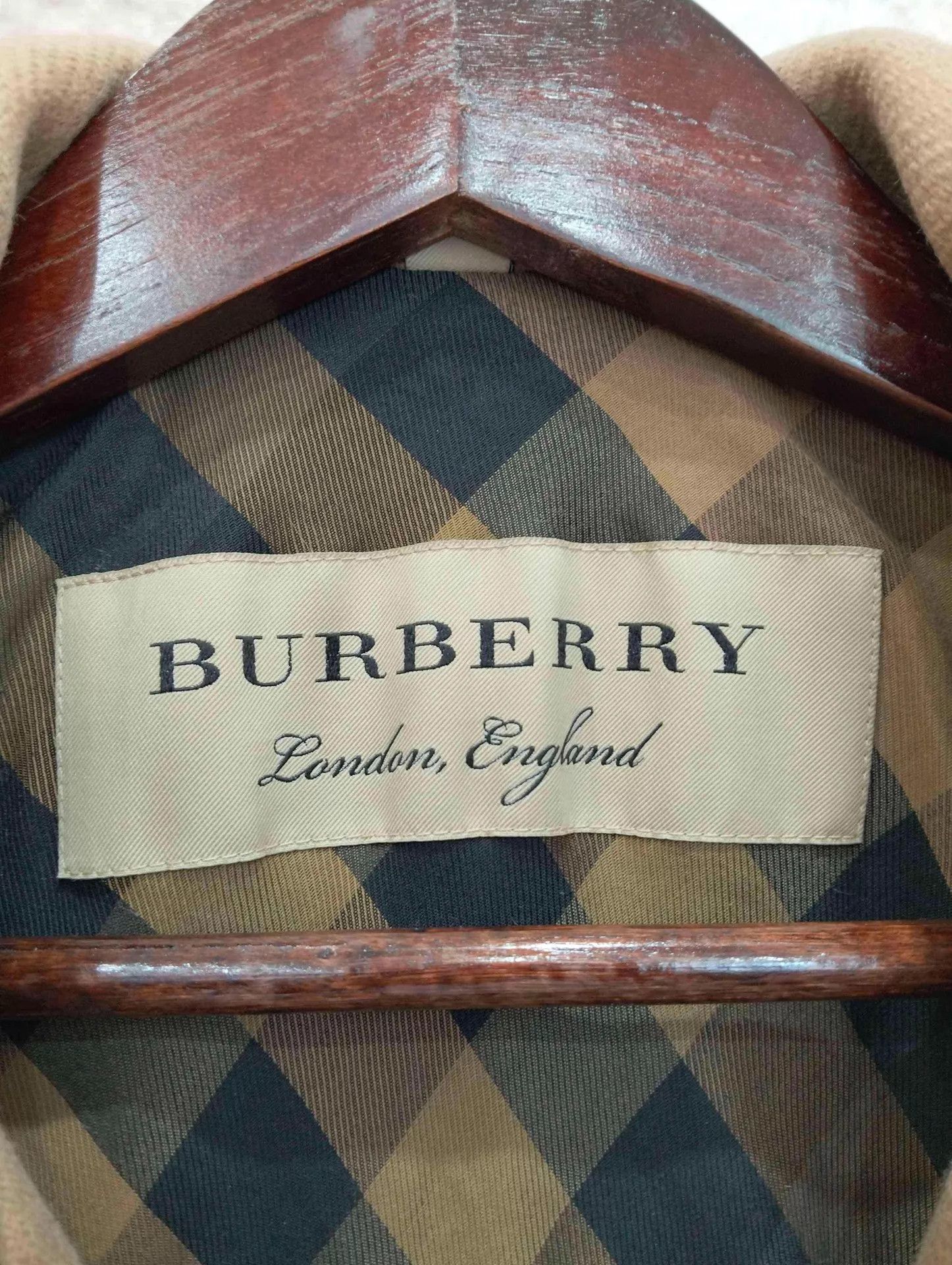 Burberry Burberry Wool Double-Breasted Mid-Length Coat UK6 Size XS / US 0-2 / IT 36-38 - 4 Thumbnail