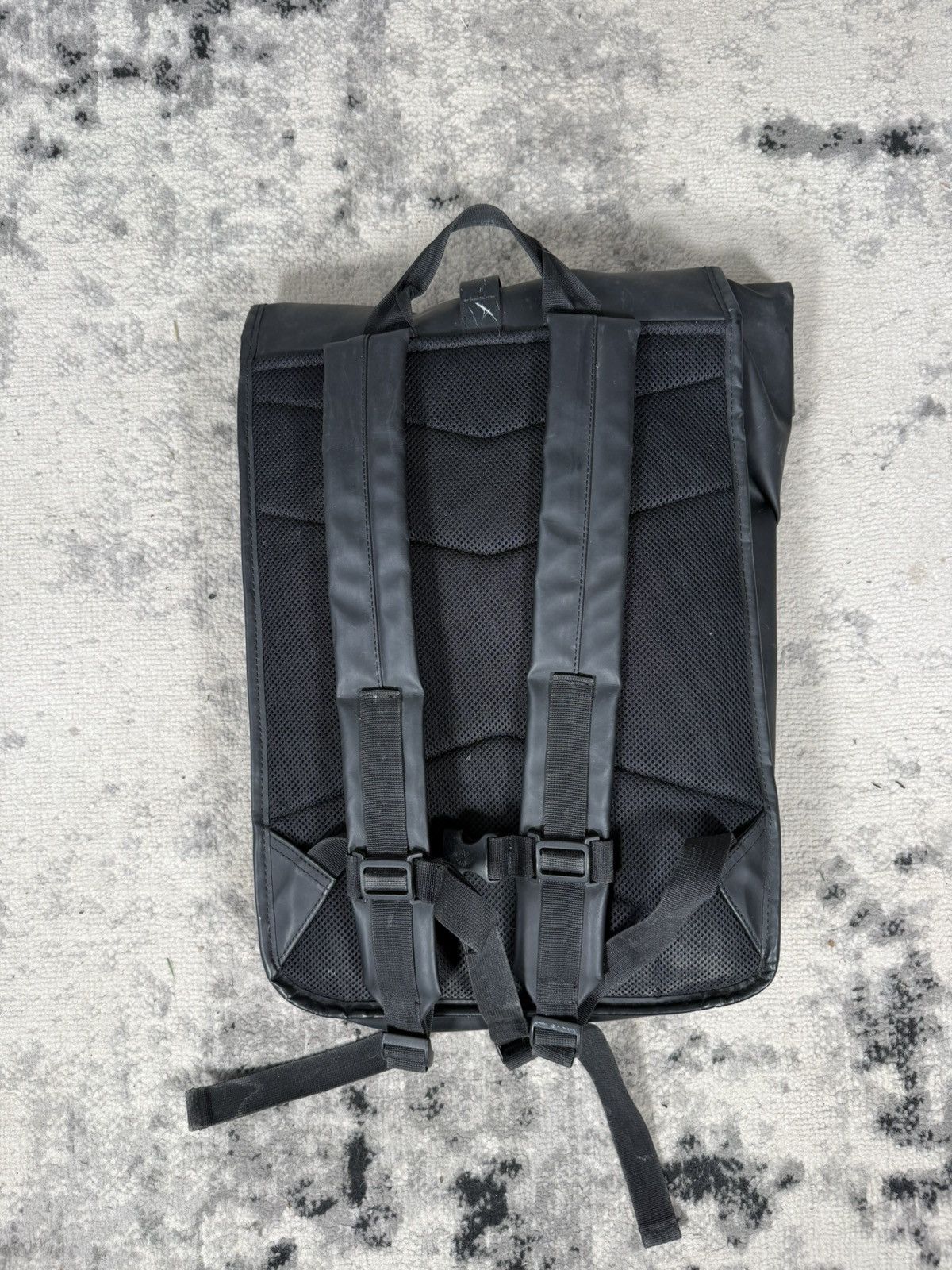 Rains Rains Rolltop Rucksack Black Bag Size ONE SIZE - 4 Thumbnail