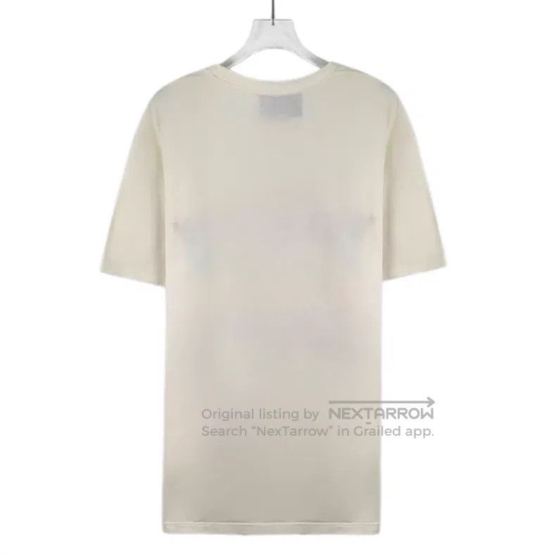 Gucci Gucci Beige logo letter print cotton round-neck short-slee Size US S / EU 44-46 / 1 - 2 Thumbnail