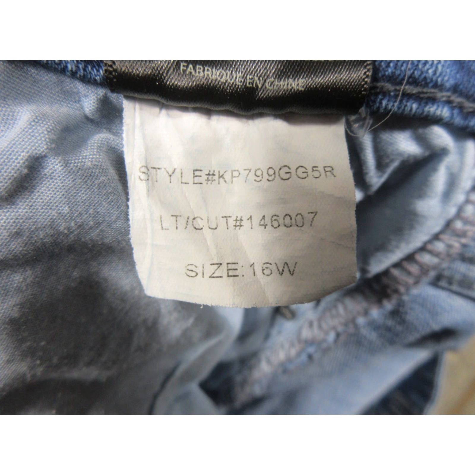 Vintage KUT from the Kloth Katy Boyfriend Jeans 16W Medium Wash Blue 30 Inseam Regular 5-Pocket Denim Women Size 38" / US 16 / IT 52 - 5 Thumbnail