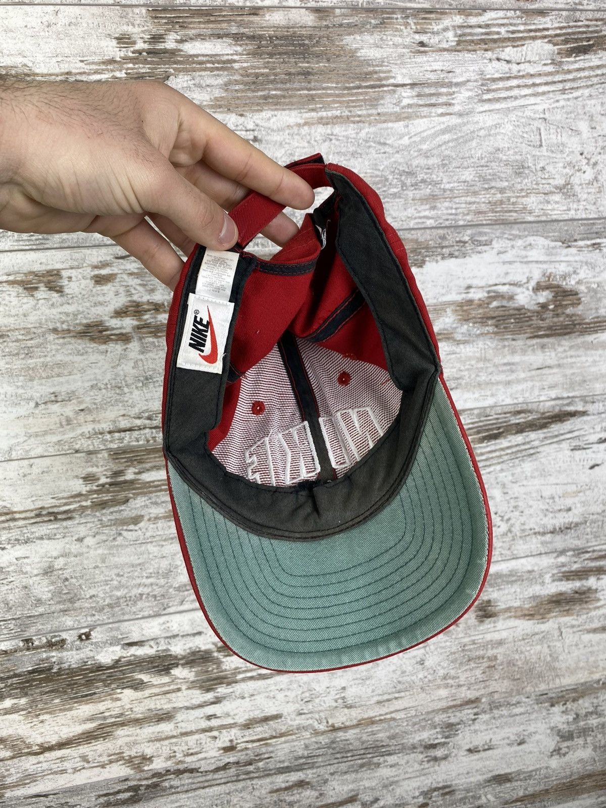 Nike × Vintage Mens Vintage Nike big logo hats cap hat y2k rare swoosh acg Size ONE SIZE - 8 Thumbnail