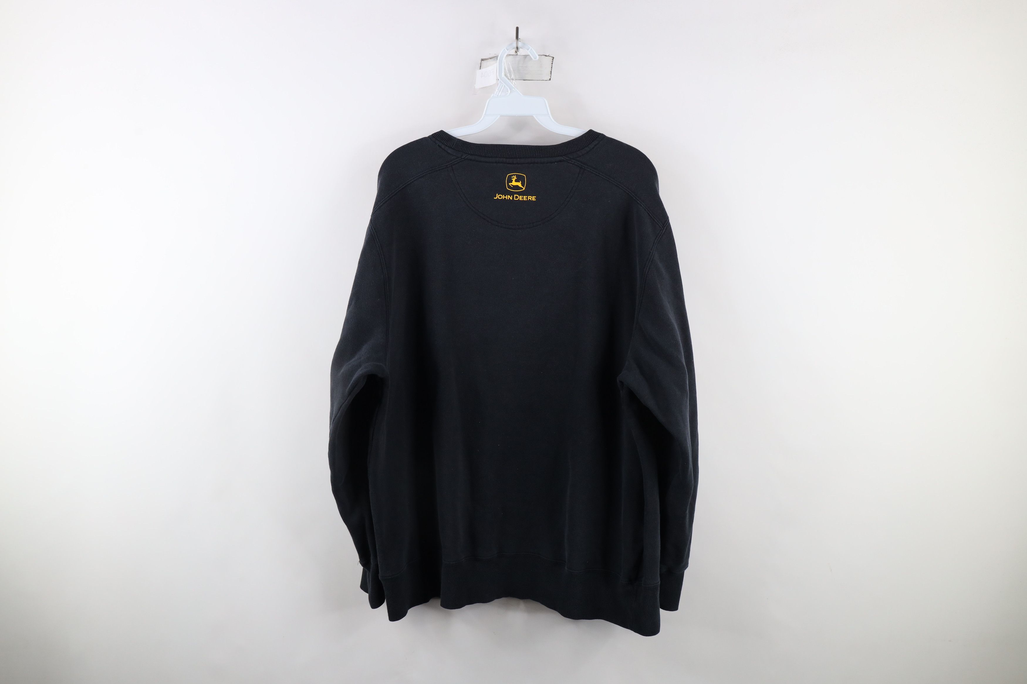 John Deere × Vintage Vintage John Deere Faded Spell Out Crewneck Sweatshirt Black Size US L / EU 52-54 / 3 - 6 Thumbnail