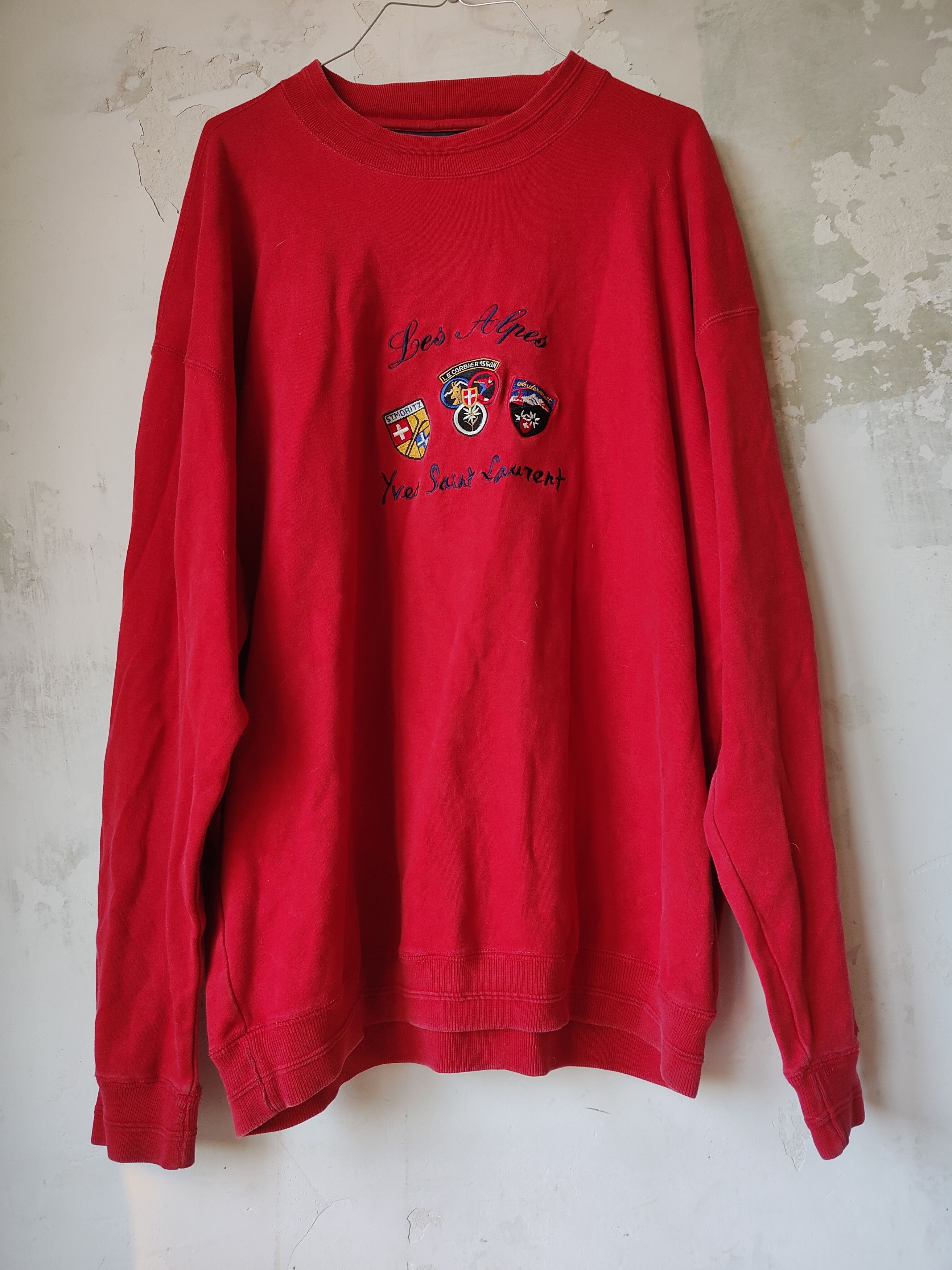 Yves Saint Laurent Vintage Yves Saint Laurent les aloes crewneck 80s 90s y2k Size US L / EU 52-54 / 3 - 1 Thumbnail