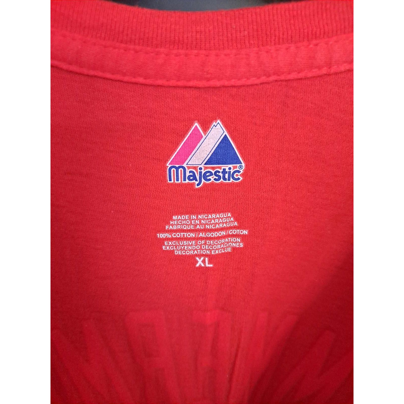 Majestic Majestic Nationals Zimmerman Number 11 Size XL Size ONE SIZE - 3 Thumbnail