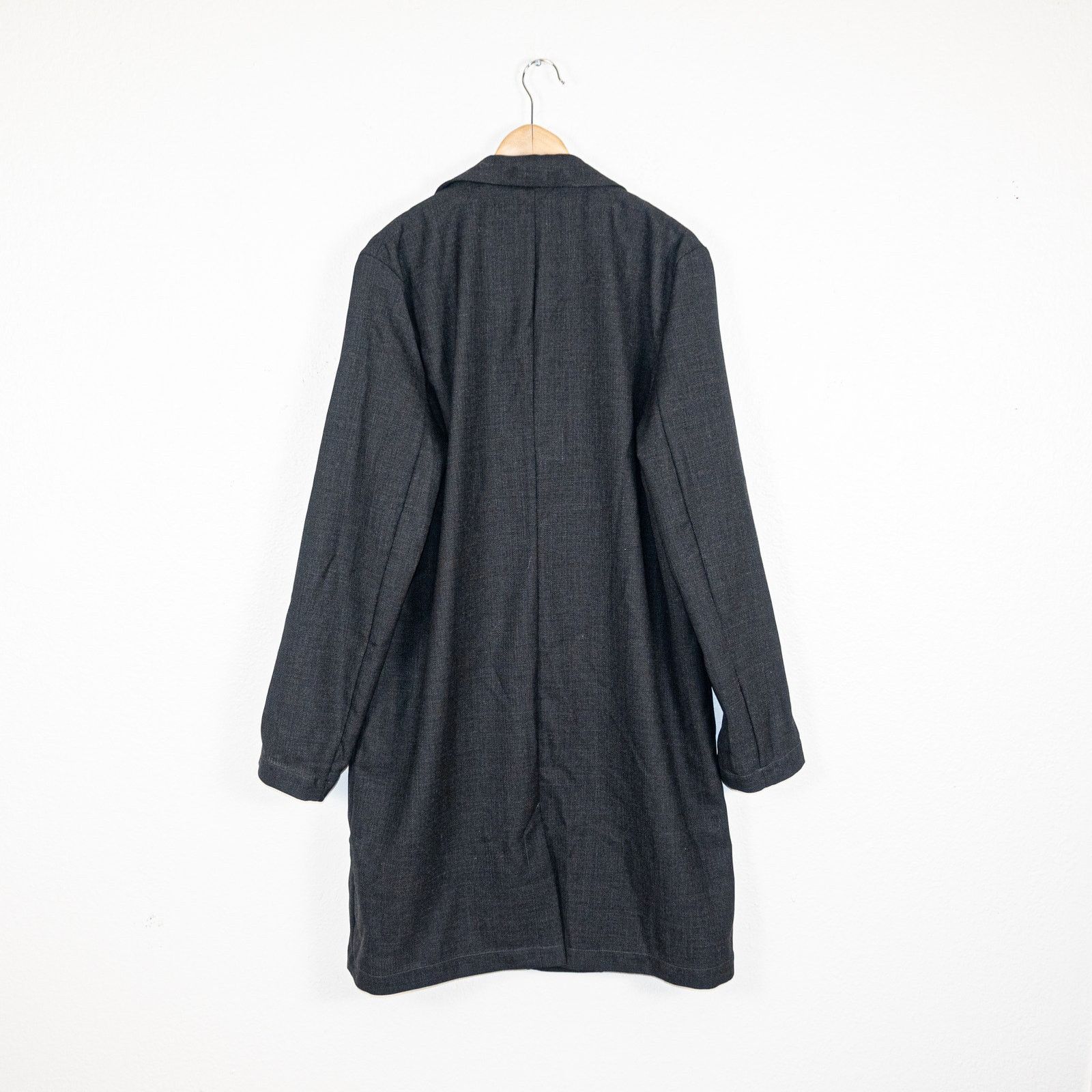 Sefr Sefr $450 Zeke Twill Coat in Gray Lightweight Poly wool Size US L / EU 52-54 / 3 - 5 Thumbnail
