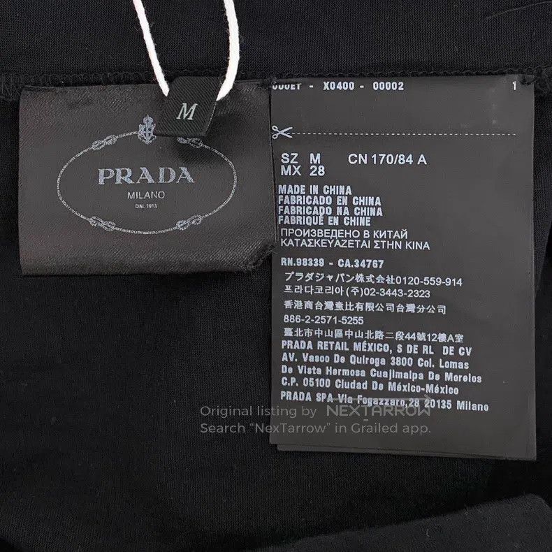 Prada Prada Black lace design cotton round-neck sleeveless shirt Size M / US 6-8 / IT 42-44 - 6 Thumbnail