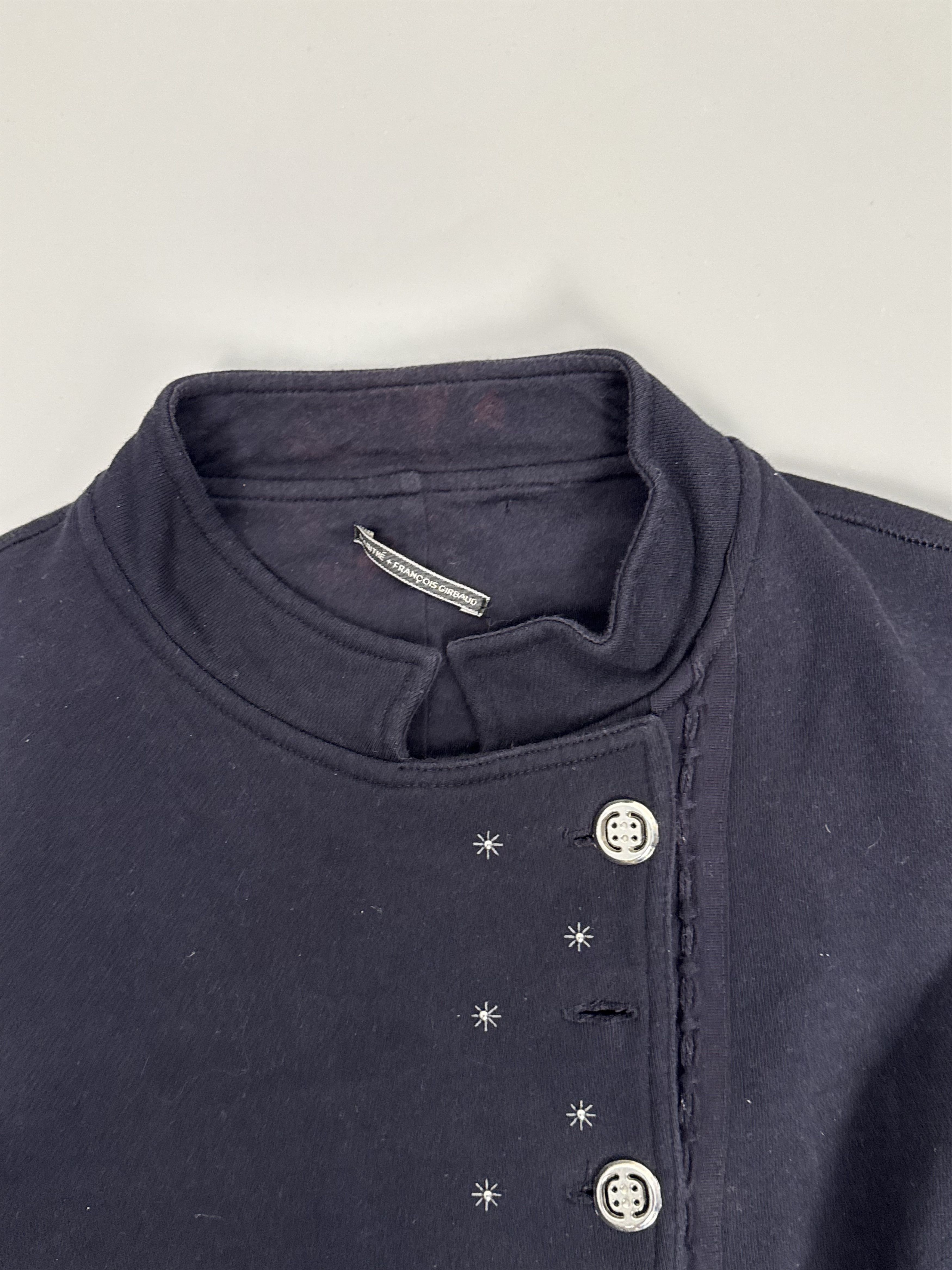Marithe + Francois Girbaud Vintage MFG asymmetric napoleon sweat jacket Size L / US 10 / IT 46 - 4 Thumbnail