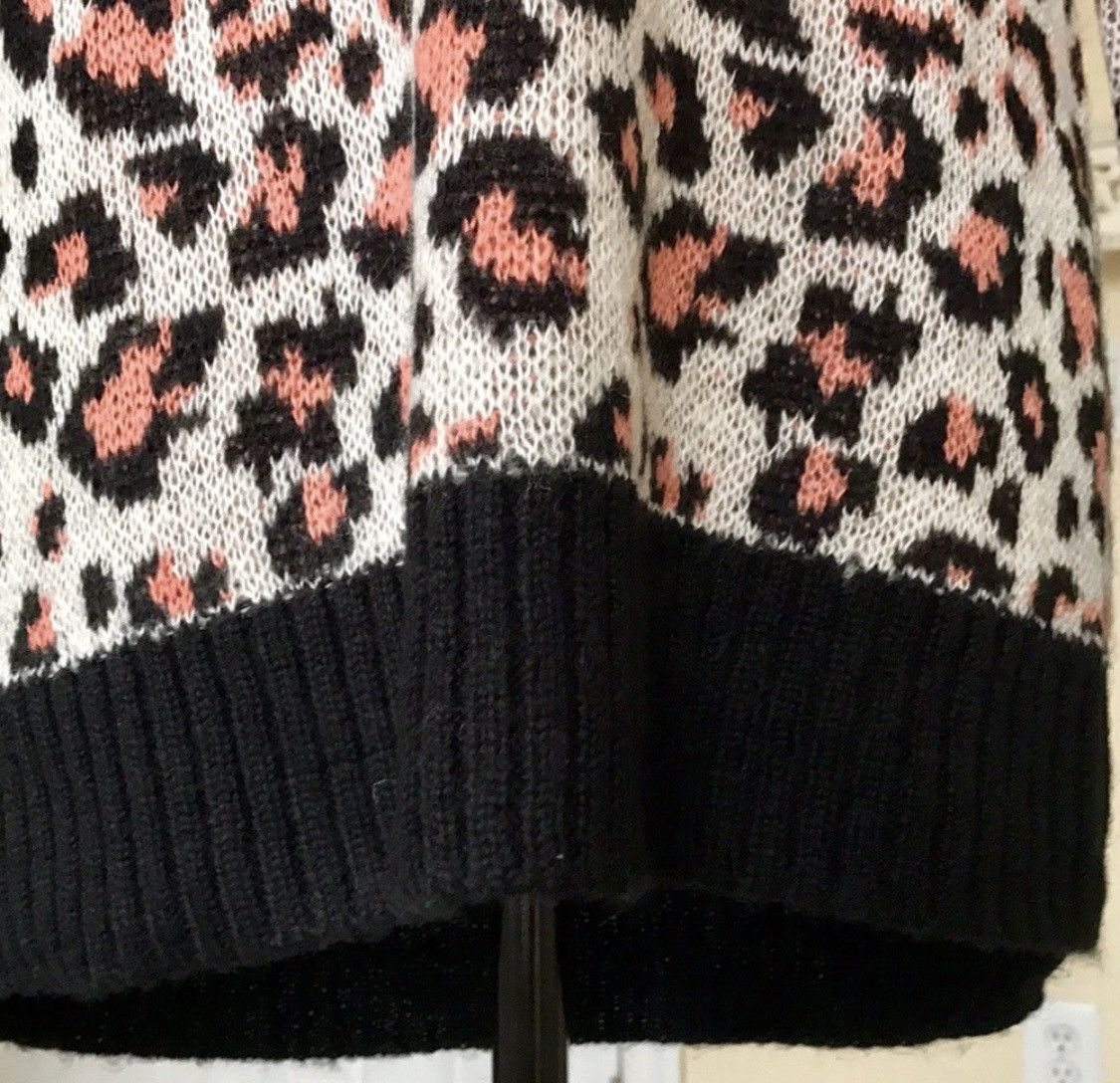 Kirra KIRRA PACSUN LEOPARD ANIMAL PRINT KNIT PULLOVER SWEATER Size S / US 4 / IT 40 - 7 Thumbnail