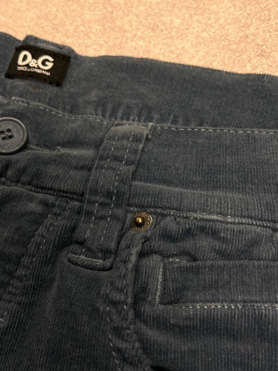 Dolce & Gabbana Vintage Dolce&Gabbana Corduroy Avantgarde Baggy Pants Y2K 32 Size US 32 / EU 48 - 6 Thumbnail