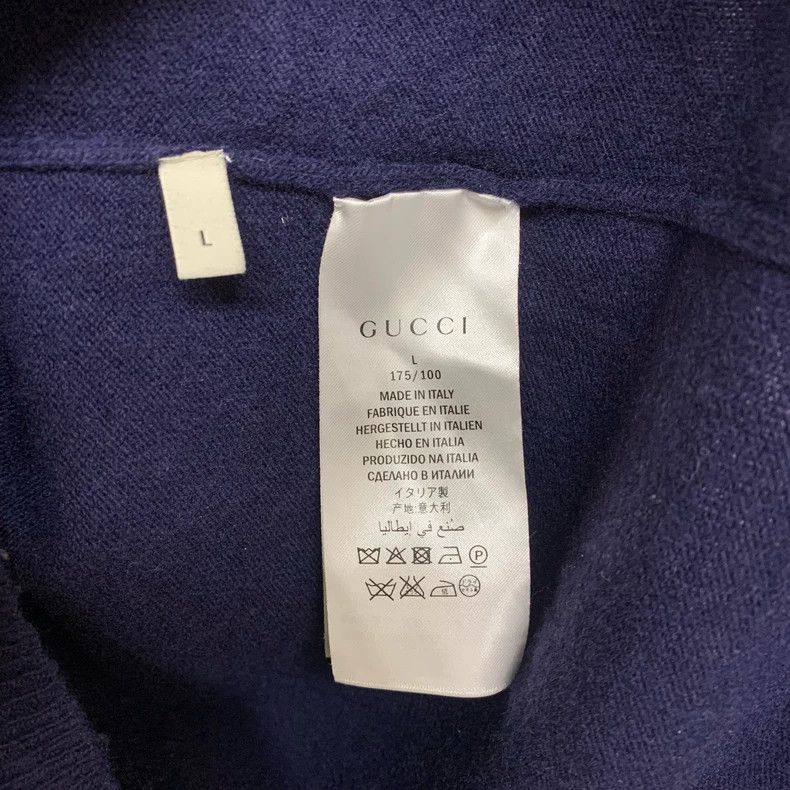 Gucci Gucci Embroidered pattern knitted sweater 2502-Nextarrow Size US L / EU 52-54 / 3 - 7 Thumbnail