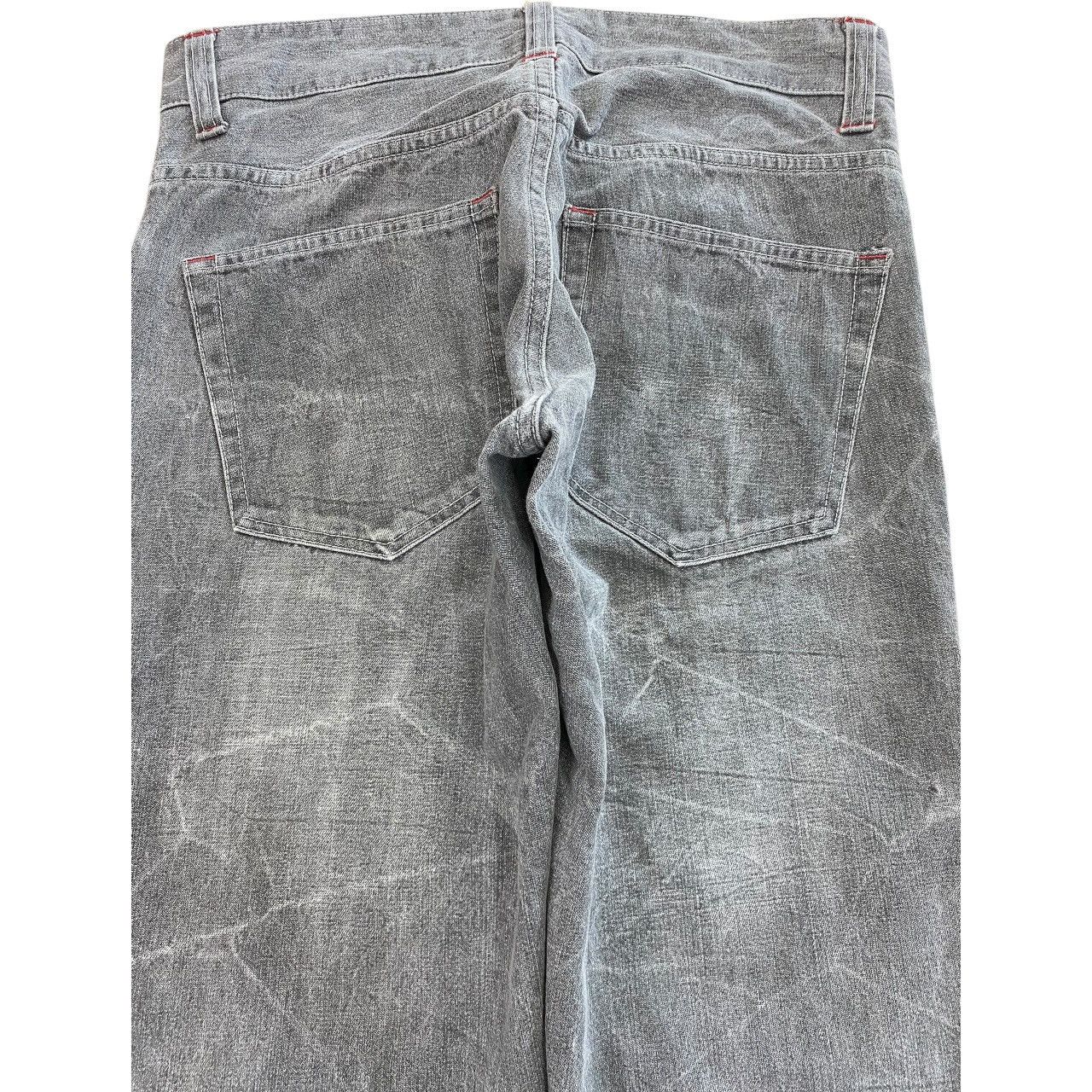 Japanese Brand Japanese Brand Wild Life Thrased Style Flare Jeans Size US 32 / EU 48 - 4 Thumbnail
