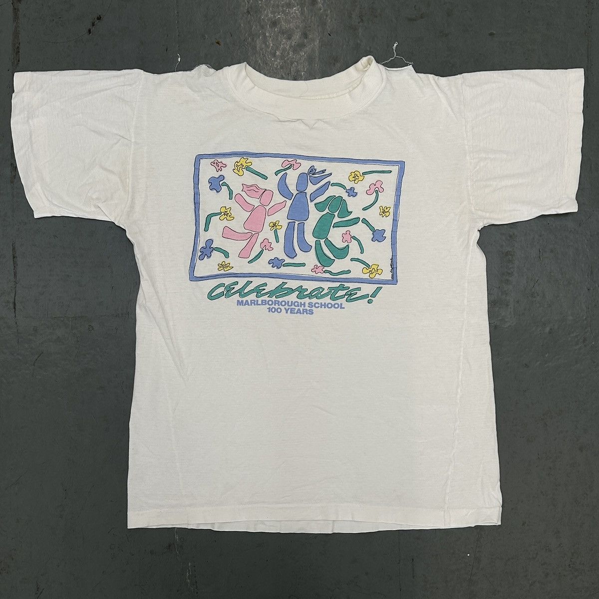 Vintage Vintage 1990s Marlborough School “Celebrate! 100 Years” Size US M / EU 48-50 / 2 - 1 Thumbnail