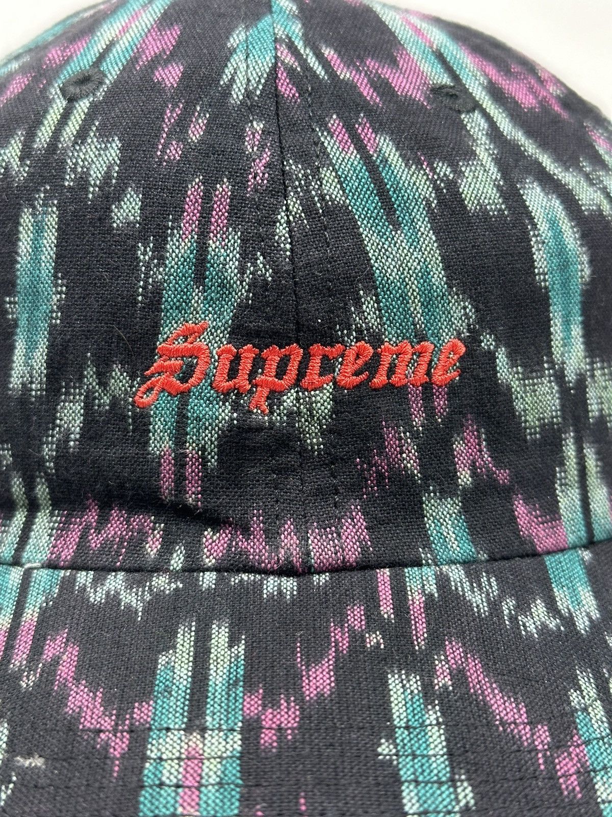 Supreme Supreme Ikat 6-Panel Cap Hat | Grailed