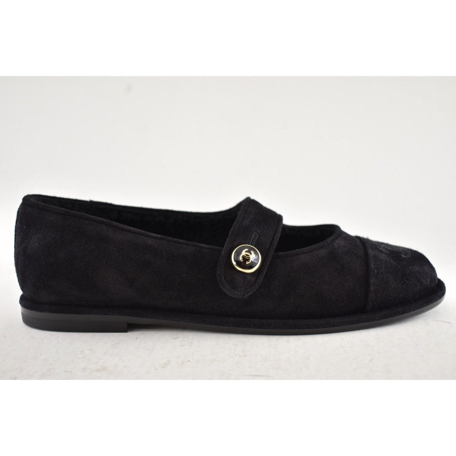Chanel Chanel Shearling Mary Jane Moccasin Ballet Loafer Flat 37 Size US 7 / IT 37 - 2 Thumbnail