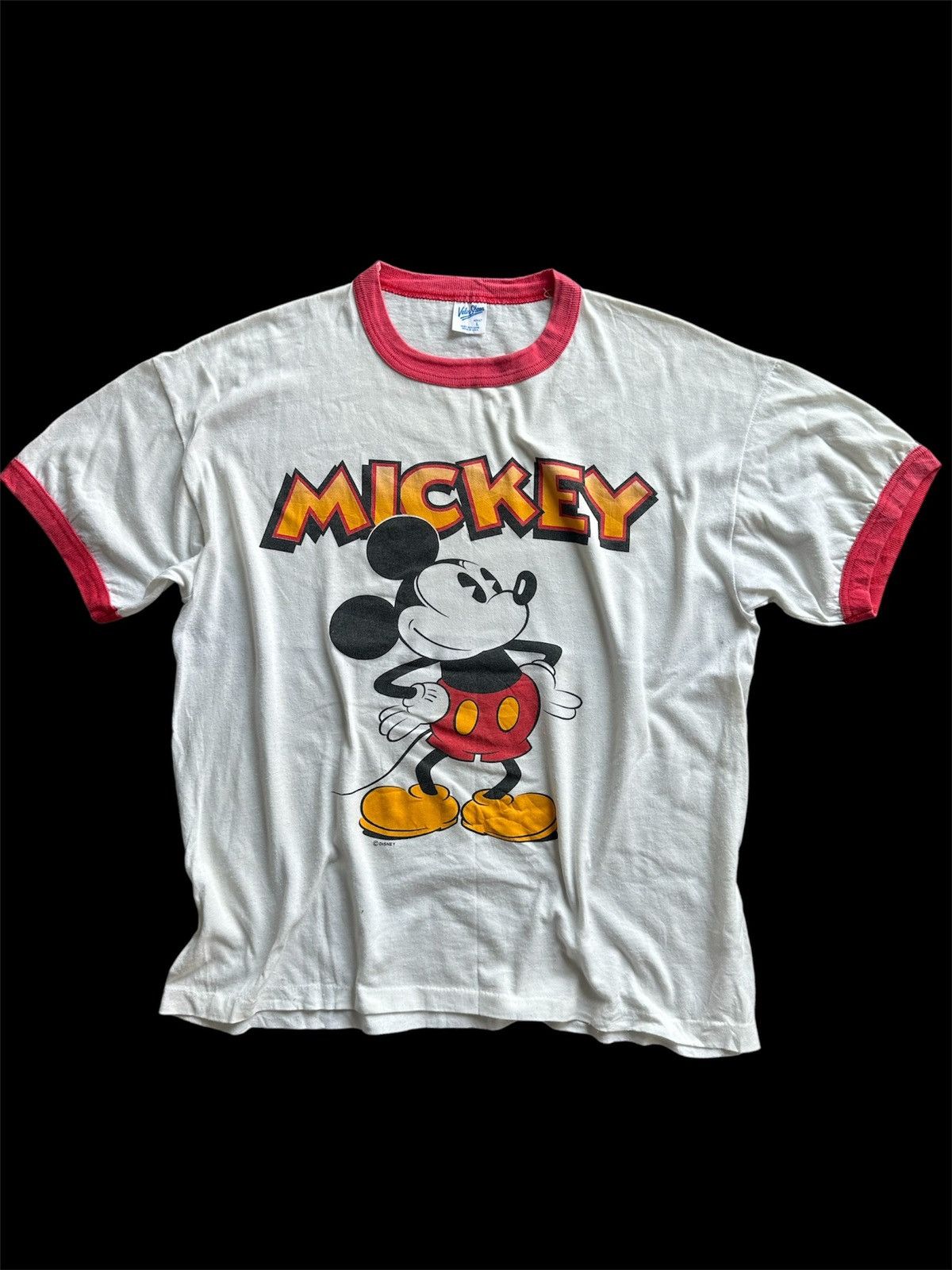 Mickey Mouse × Vintage VINTAGE MICKEY RINGER Size US L / EU 52-54 / 3 - 1 Thumbnail