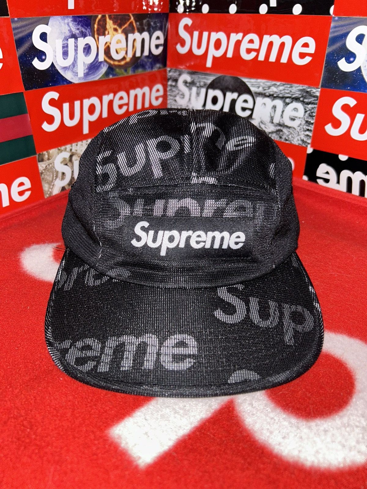Supreme Supreme Lenticular Logo Camp Cap Black SS19 Size ONE SIZE - 1 Thumbnail